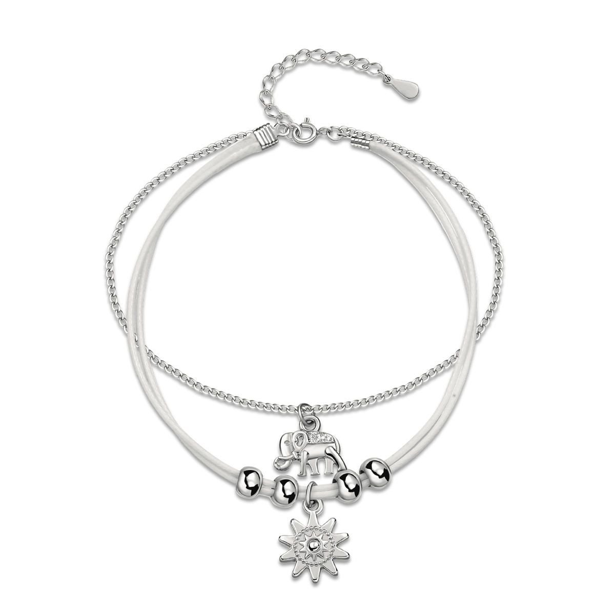 Elephant-Sun Anklet