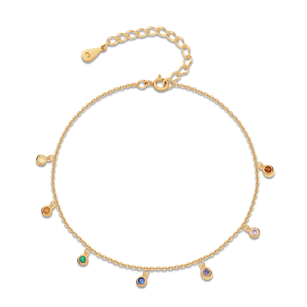Little Brilliants Anklet - Milas Jewels Shop