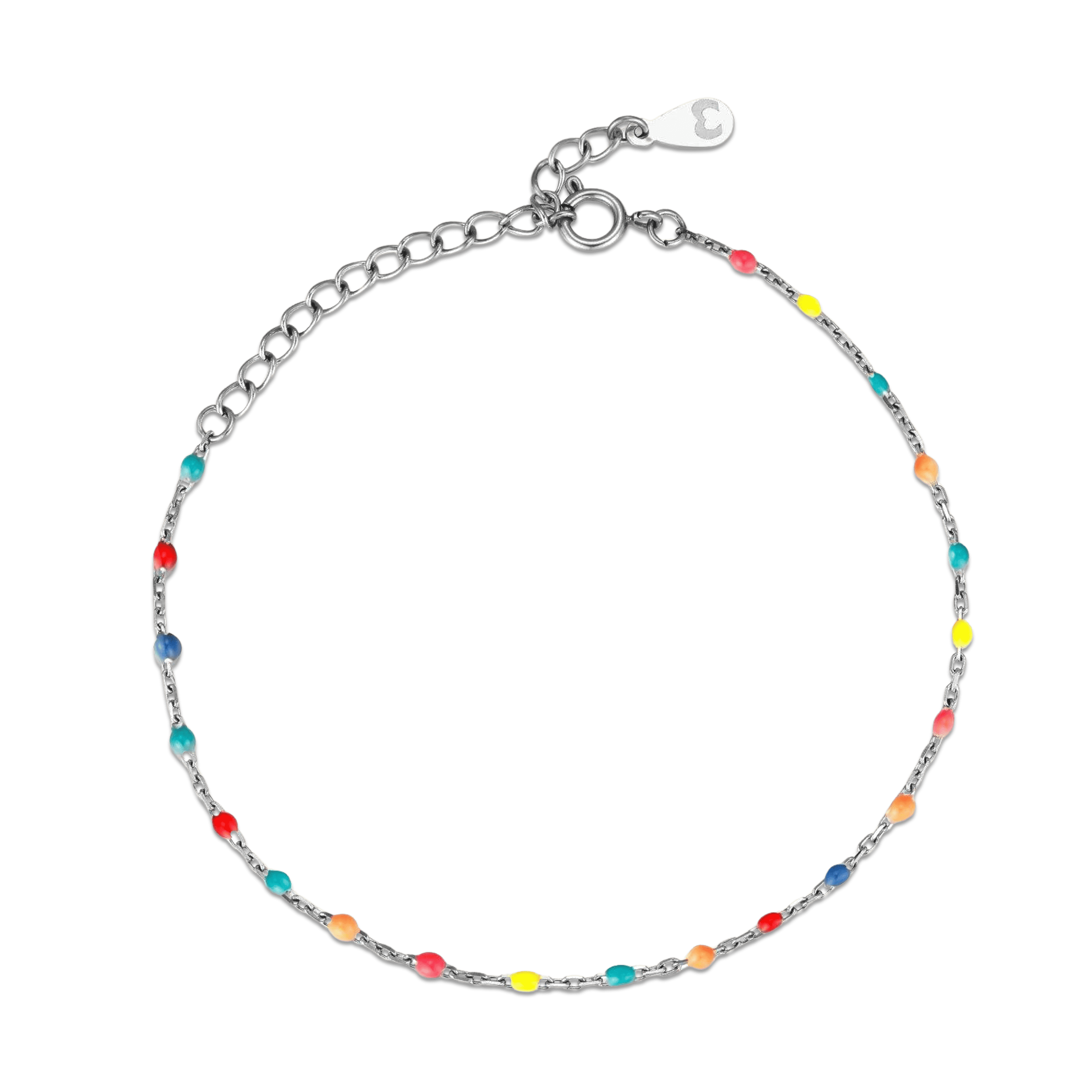 Multicolor Cocktail Anklet - Milas Jewels Shop