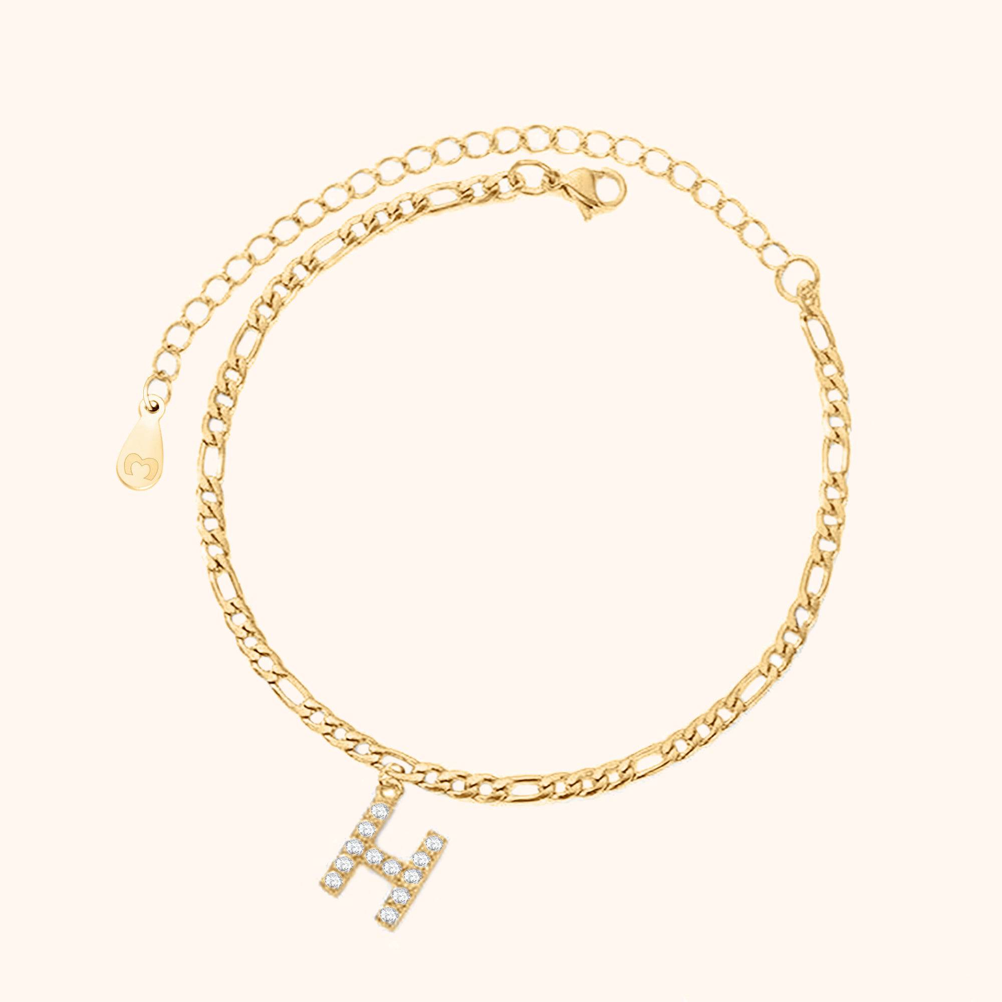 Initials Anklet - Milas Jewels Shop