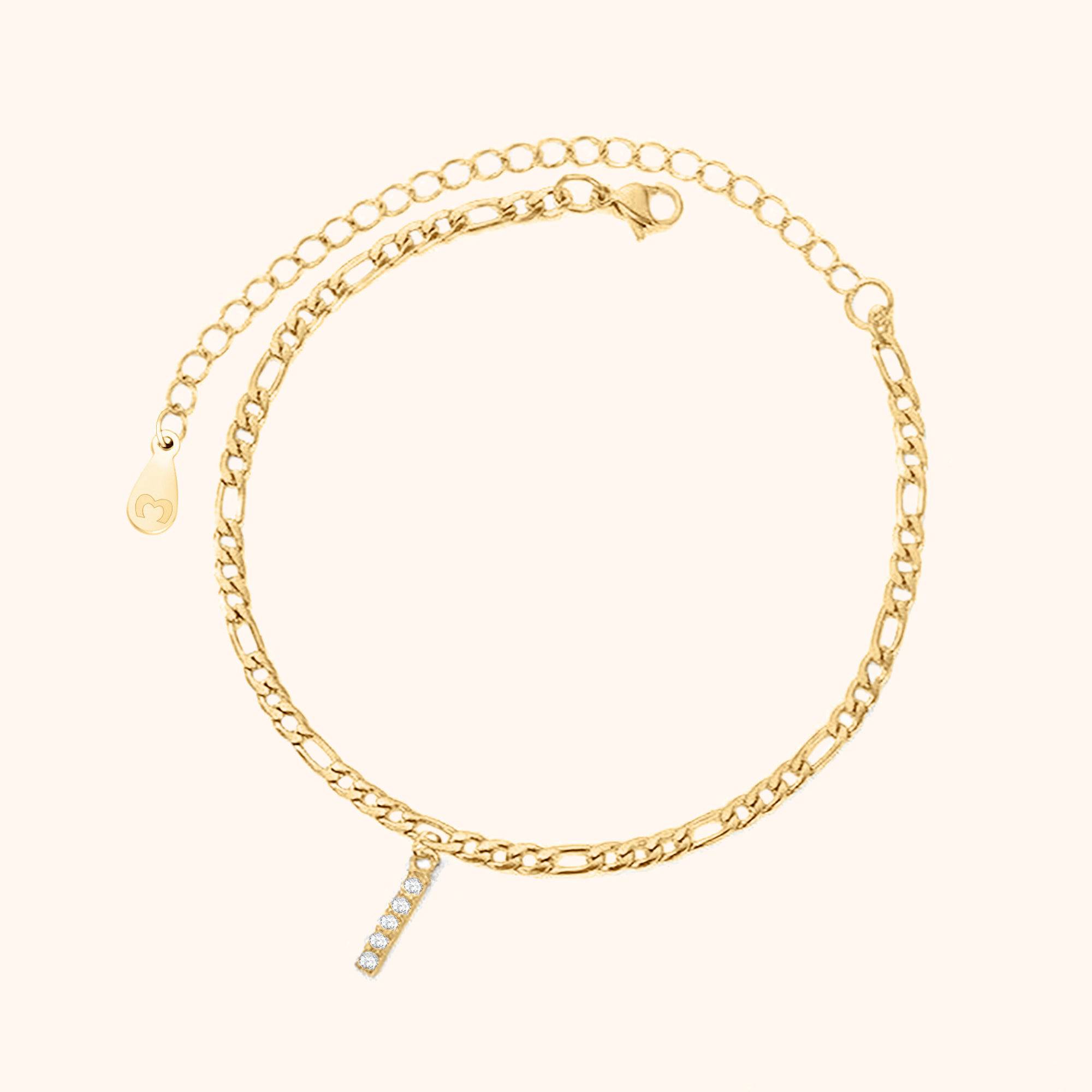 Initials Anklet - Milas Jewels Shop