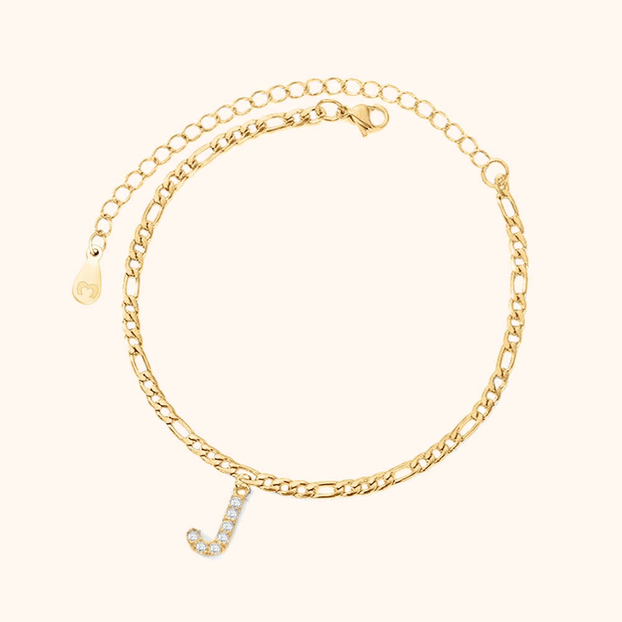 Initials Anklet - Milas Jewels Shop