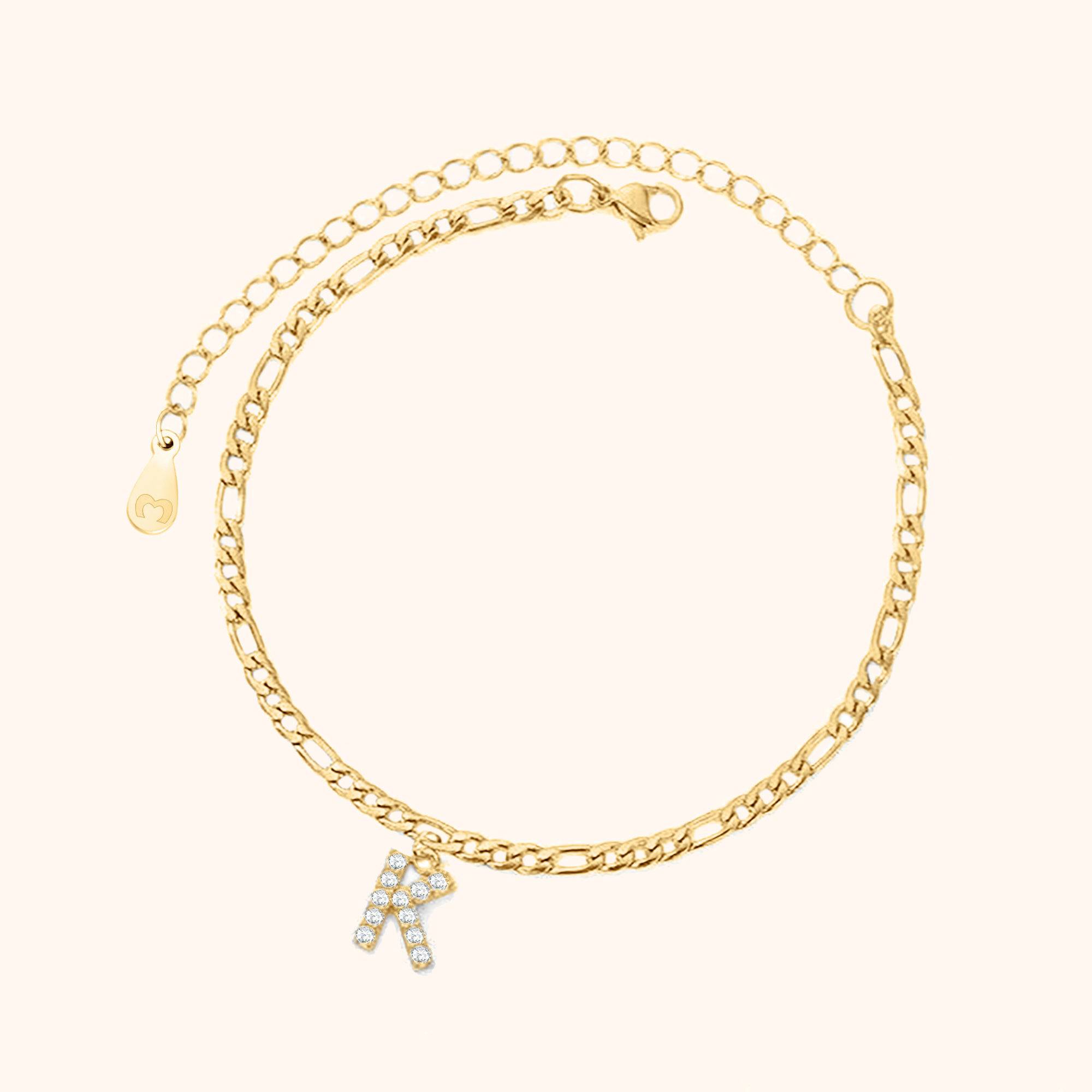 Initials Anklet - Milas Jewels Shop