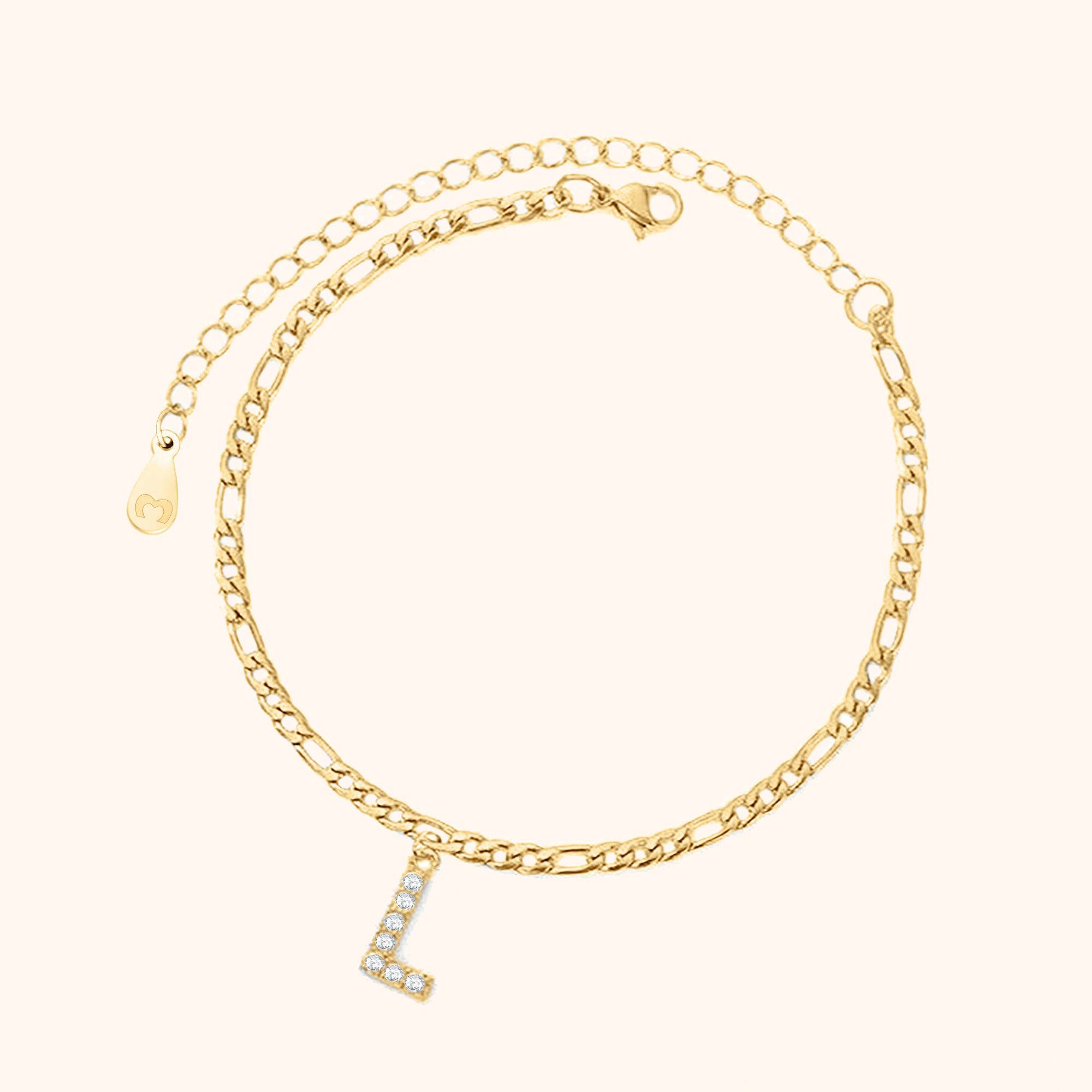Initials Anklet - Milas Jewels Shop