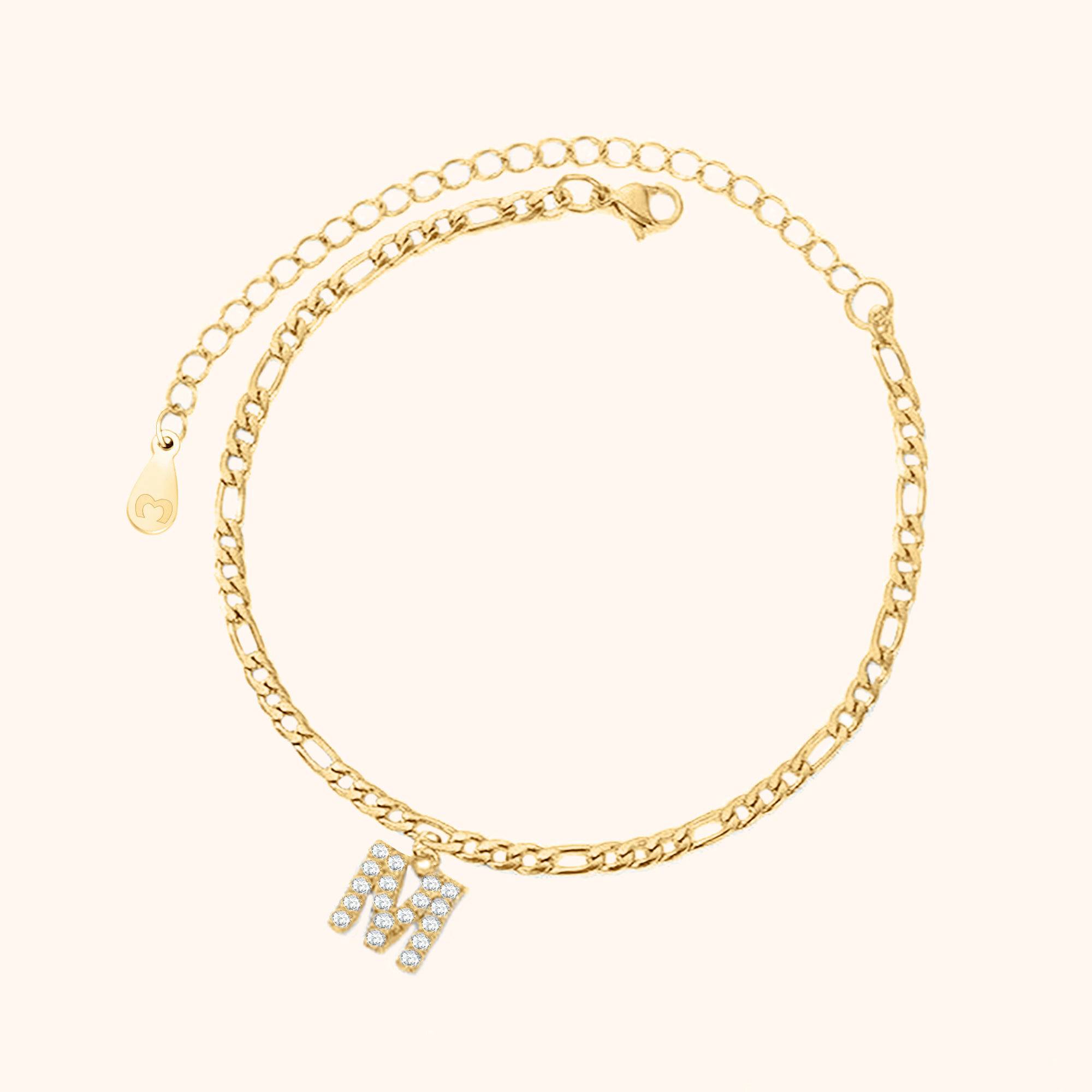 Initials Anklet - Milas Jewels Shop