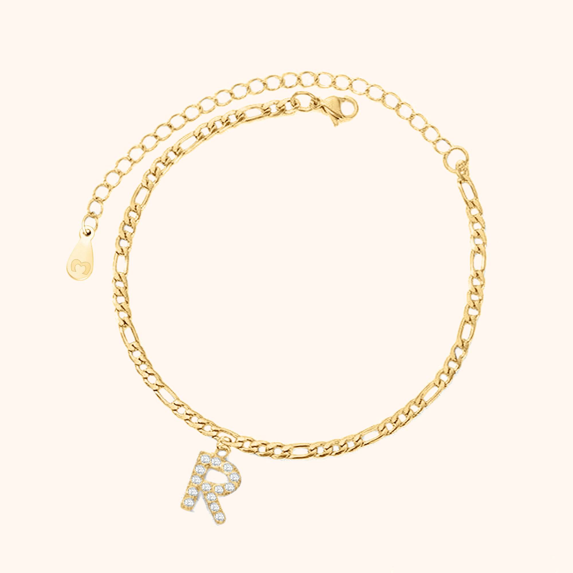 Initials Anklet - Milas Jewels Shop