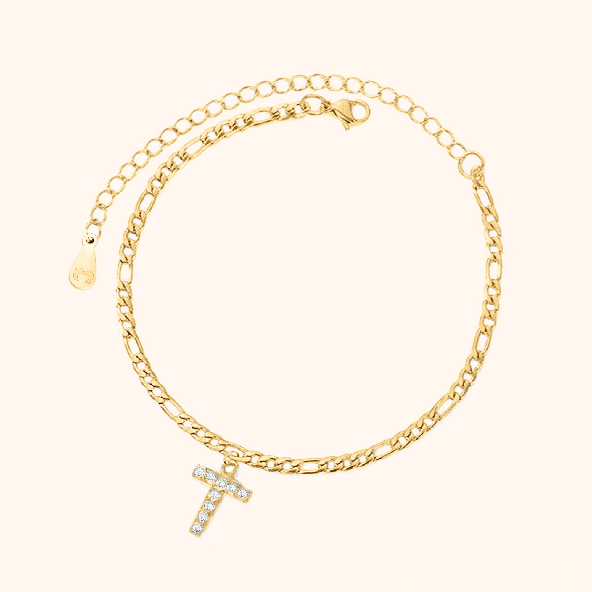Initials Anklet - Milas Jewels Shop