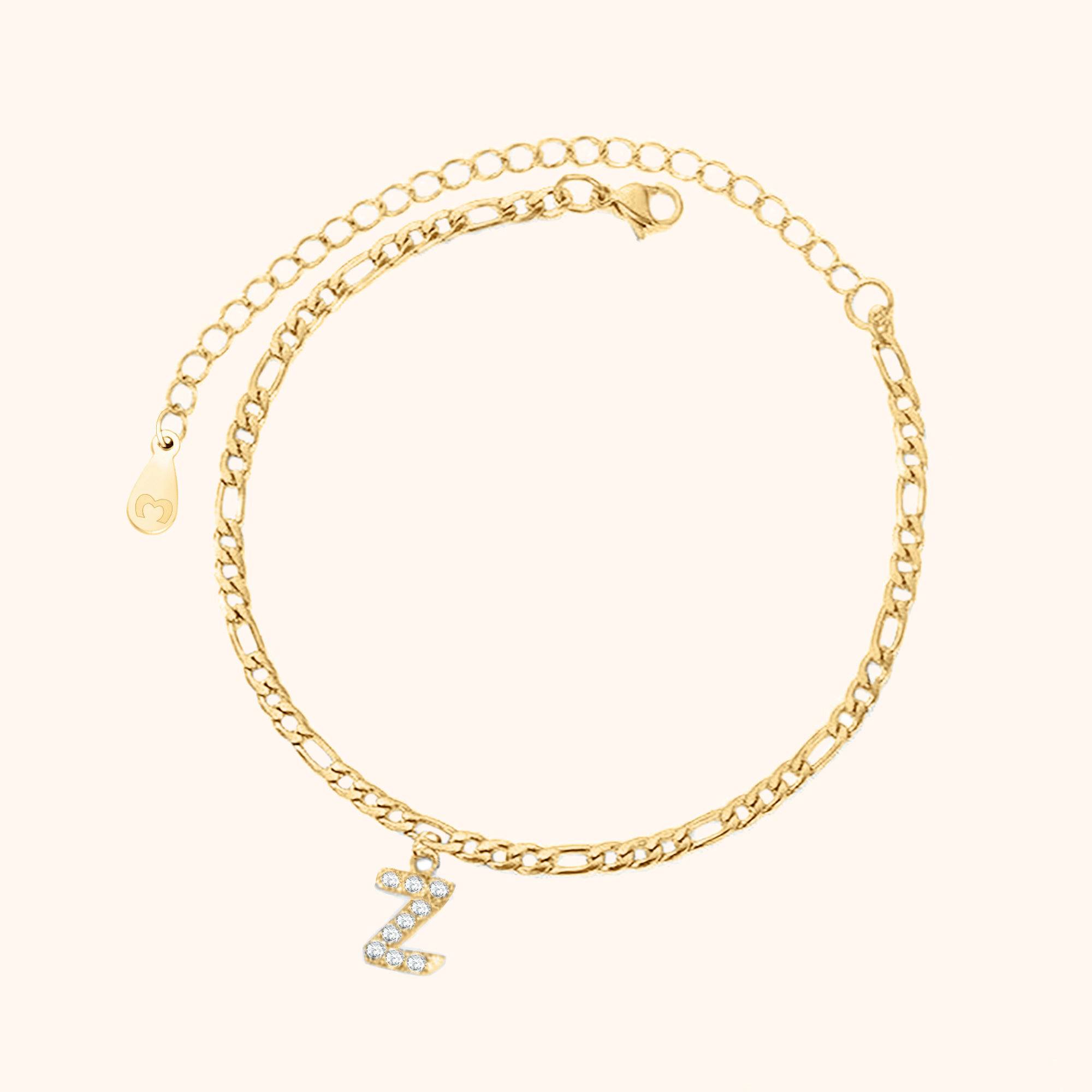 Initials Anklet - Milas Jewels Shop