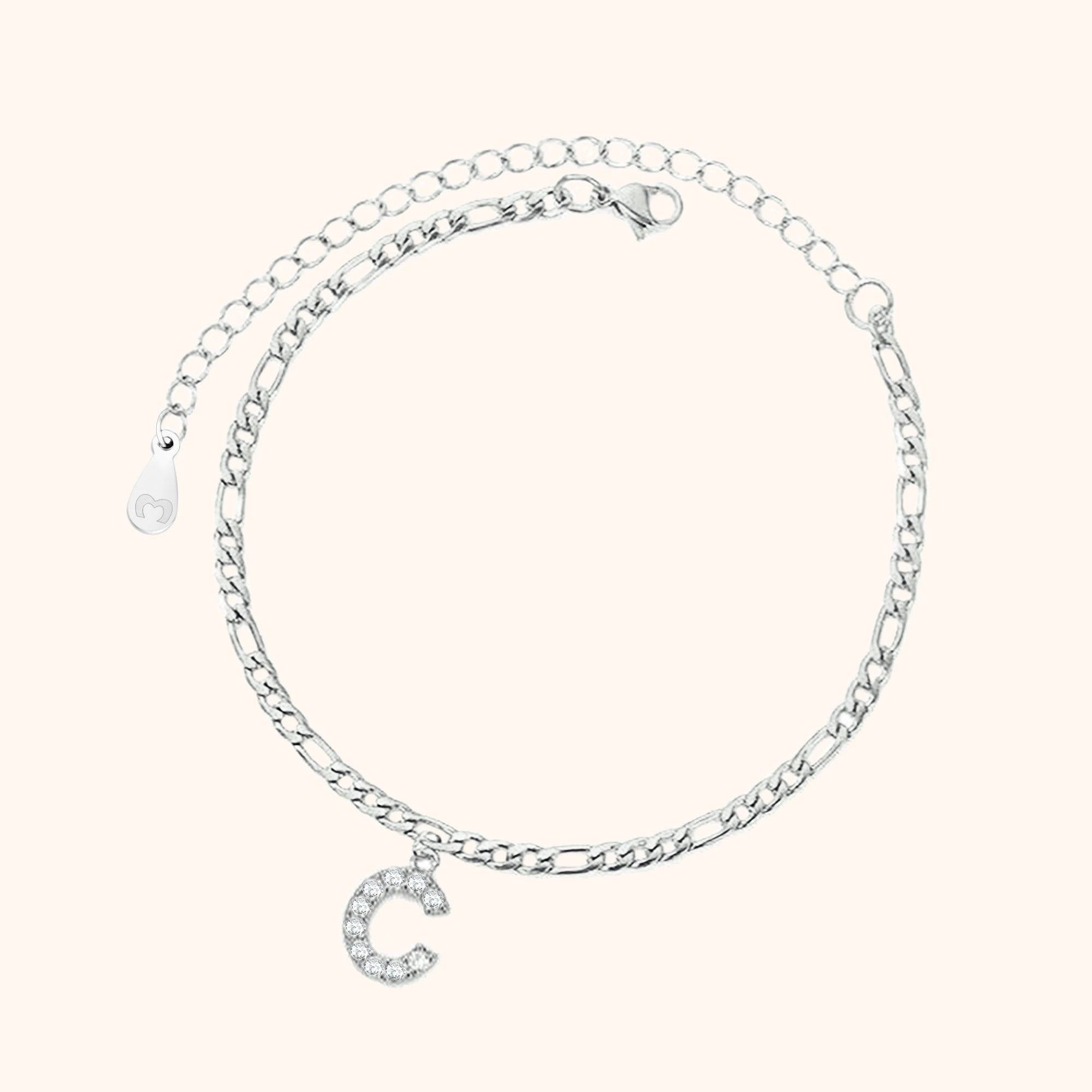 Initials Anklet - Milas Jewels Shop