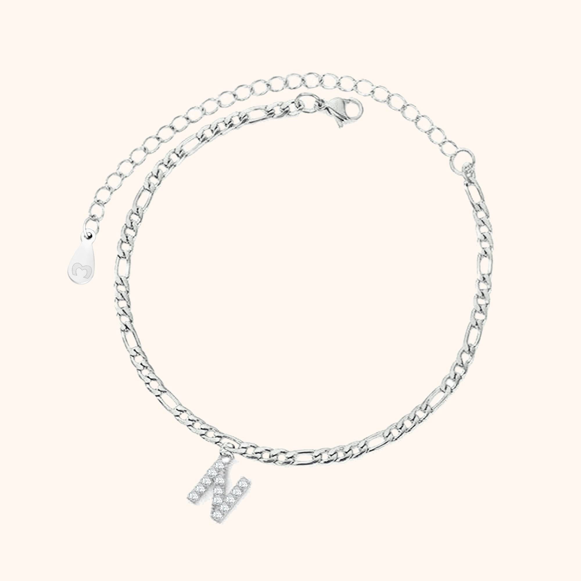 Initials Anklet - Milas Jewels Shop