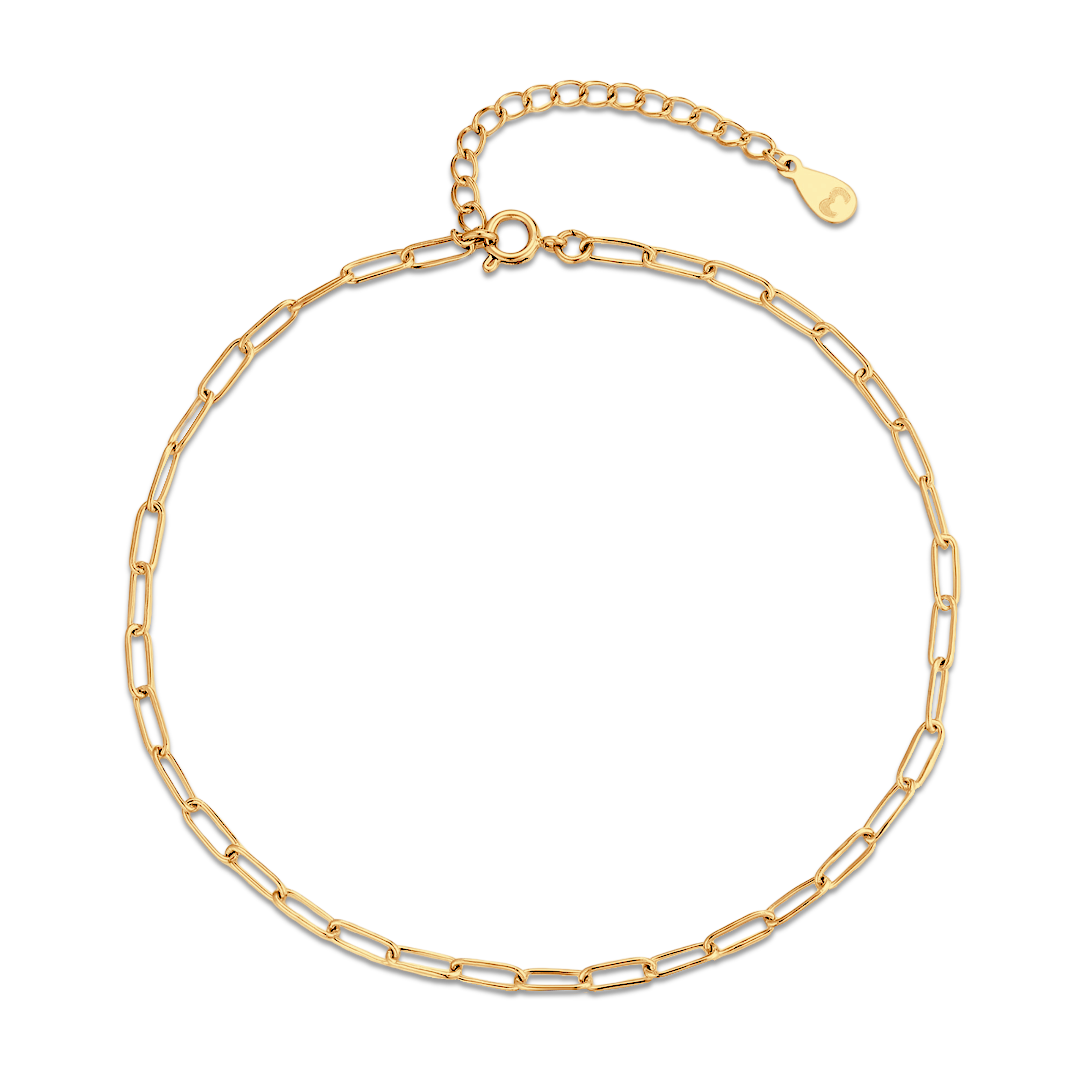 Fine Link Anklet - Milas Jewels Shop