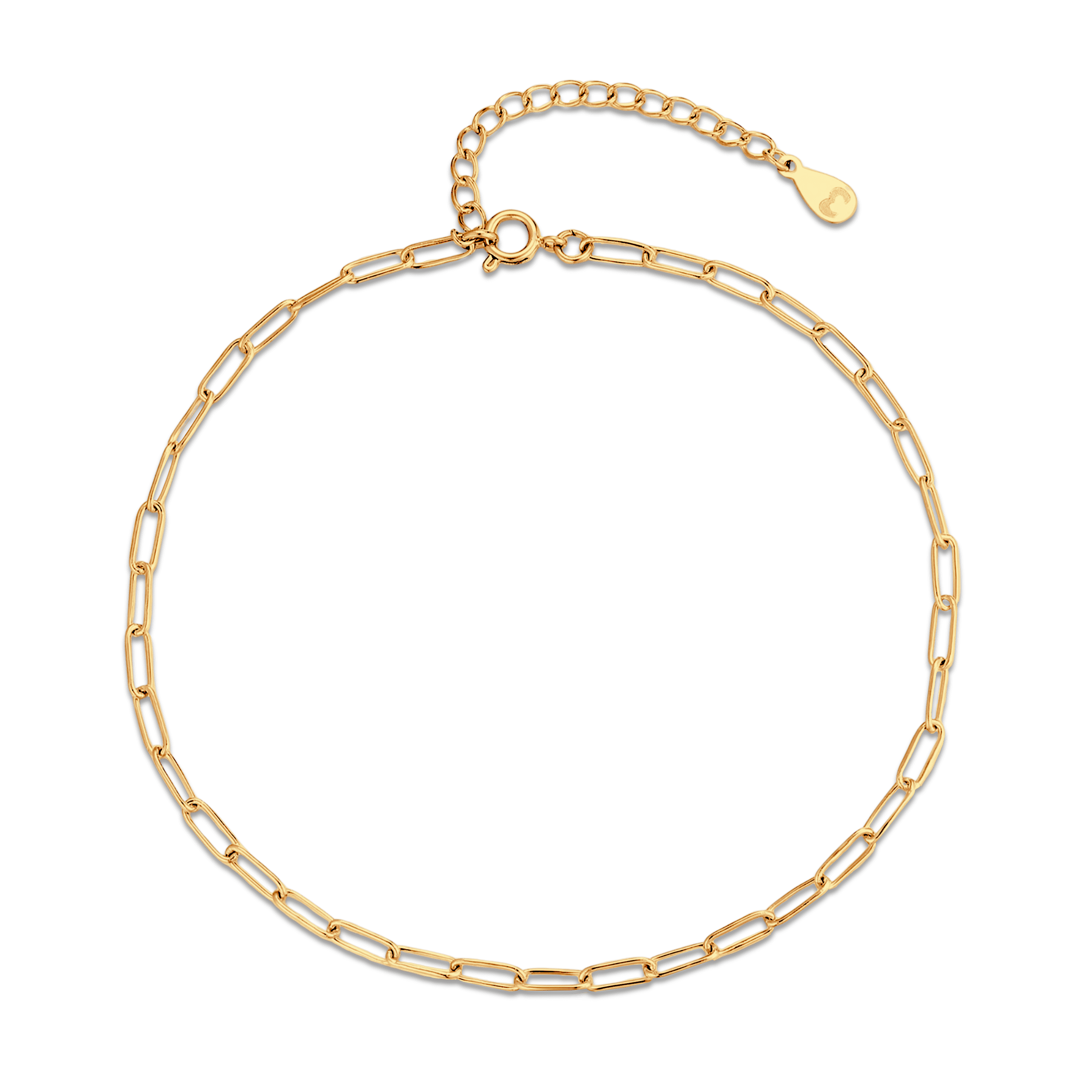 Fine Link Anklet - Milas Jewels Shop