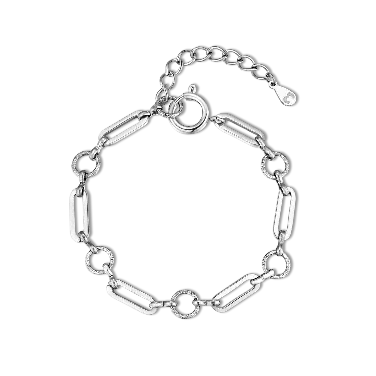 Links and Circles Bracelet - Milas Jewels Shop