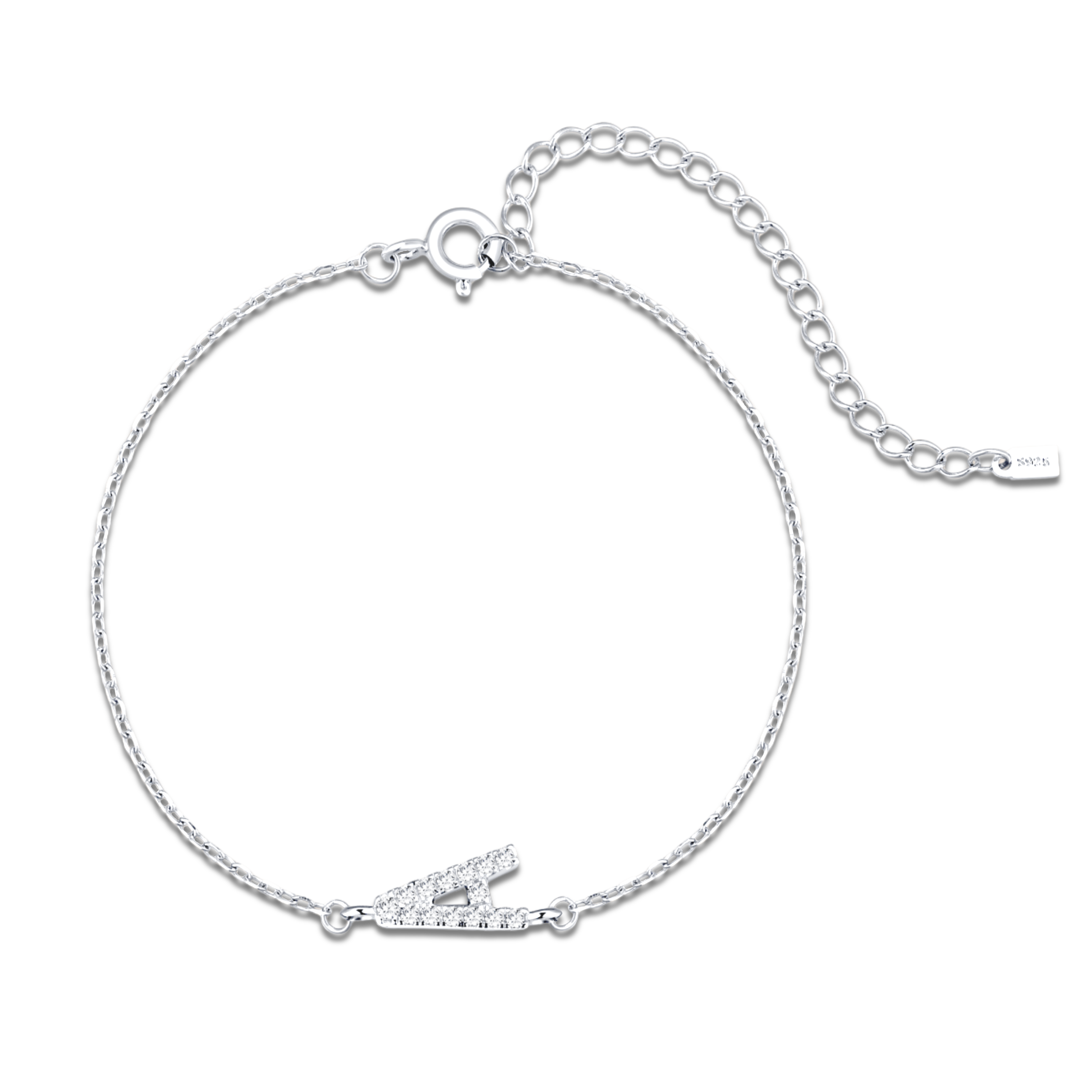 Alpha Letter Glitter Bracelet