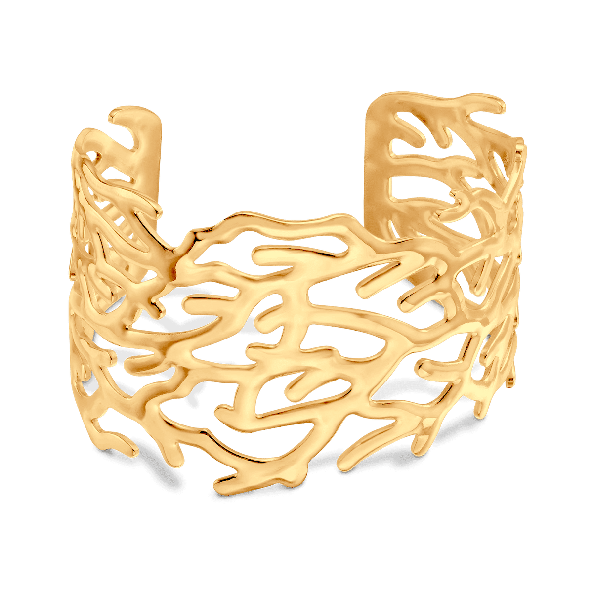 Coral Cuff Bracelet - Milas Jewels Shop