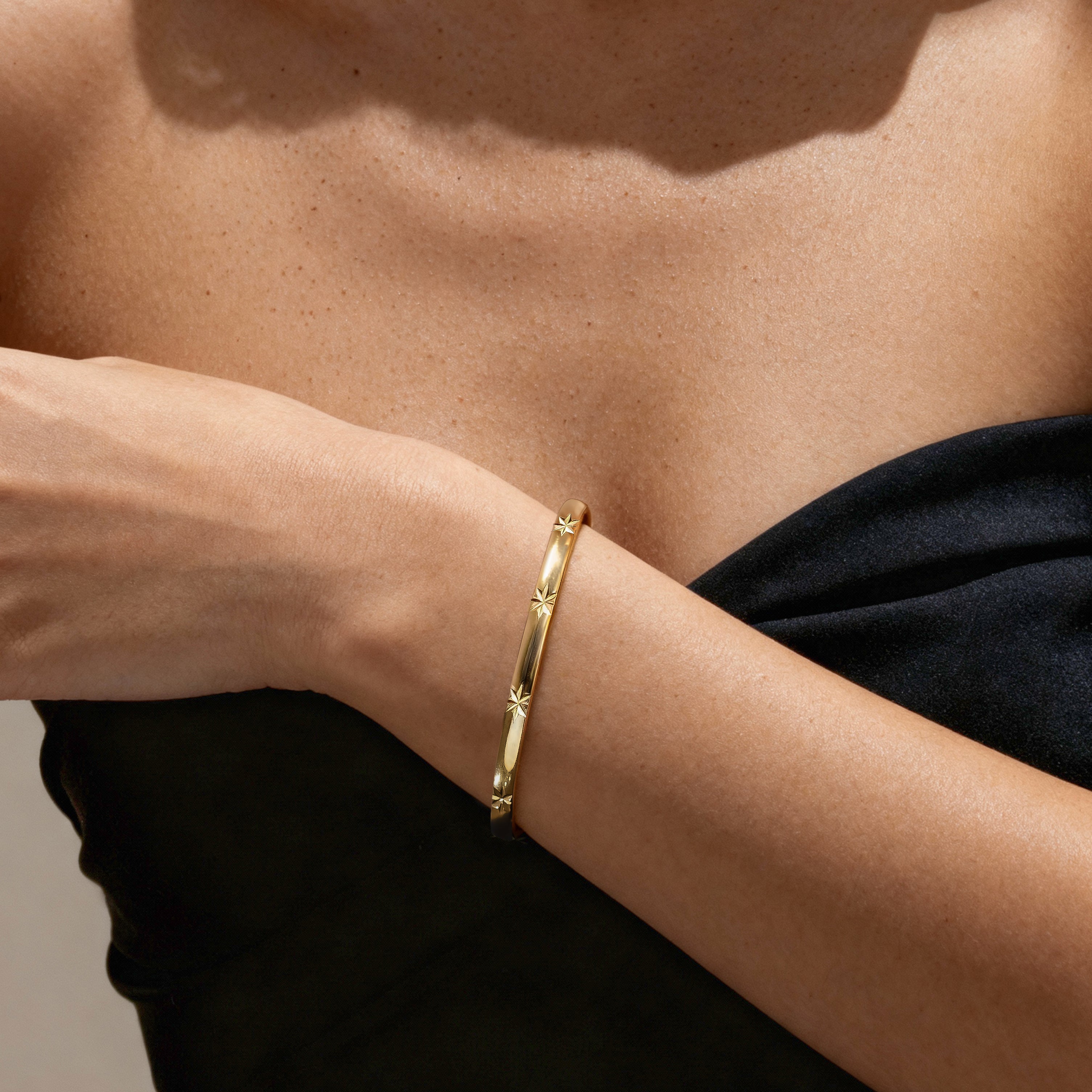 Octagram Cuff Bracelet