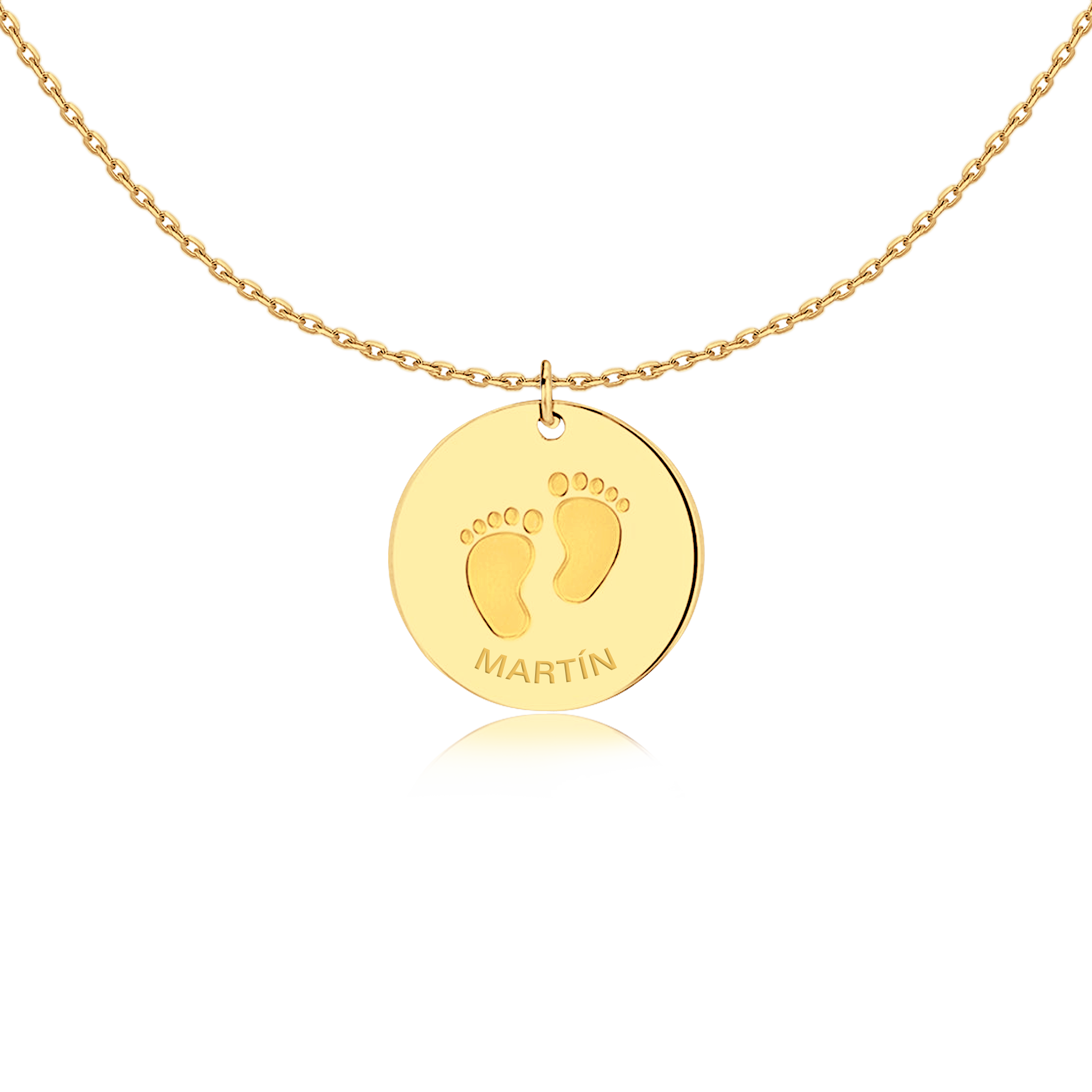Footsteps Necklace - Personalized - Milas Jewels Shop