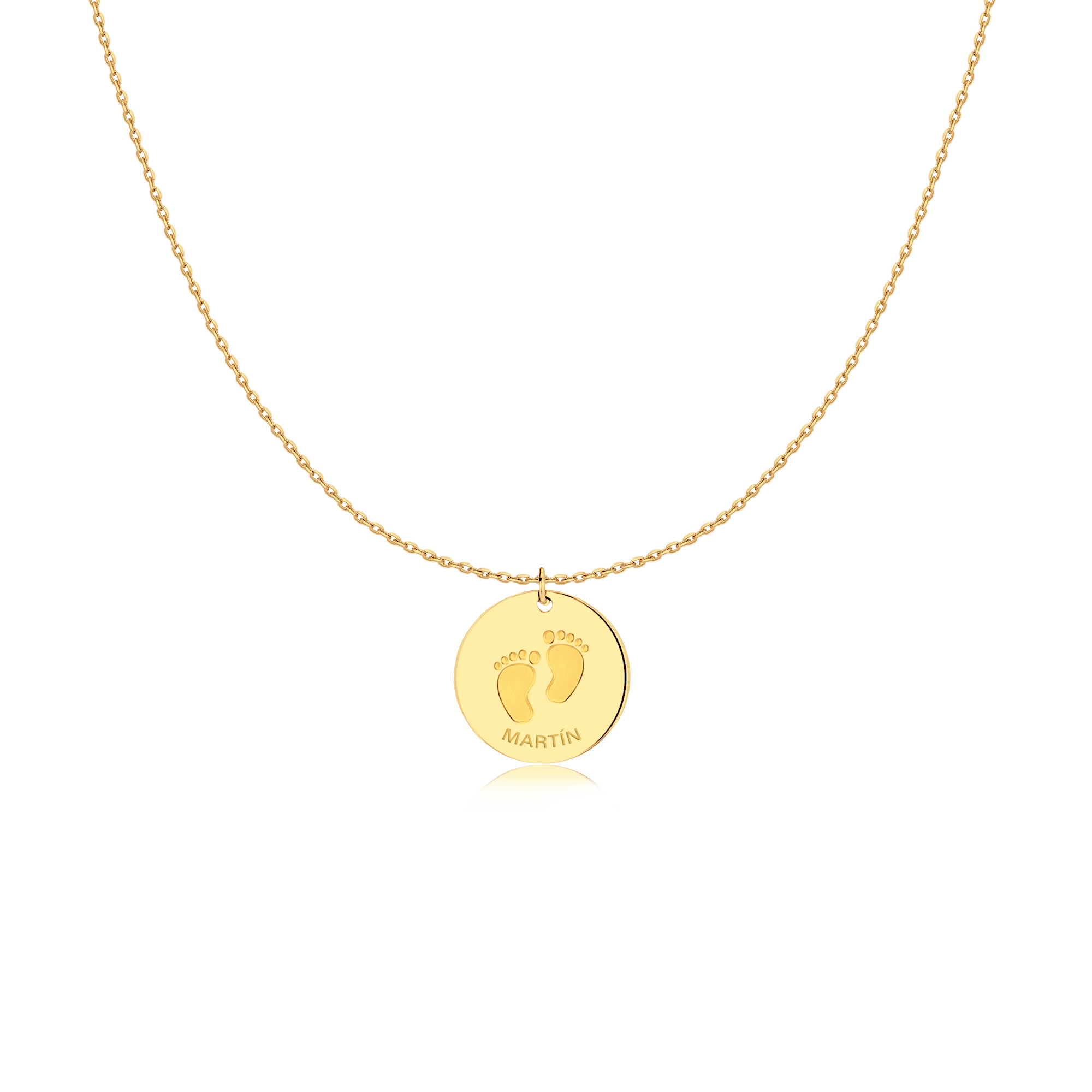 Footsteps Necklace - Personalized - Milas Jewels Shop
