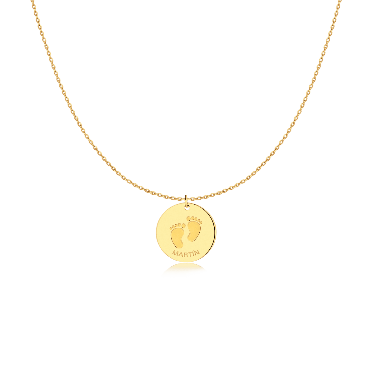 Footsteps Necklace - Personalized - Milas Jewels Shop