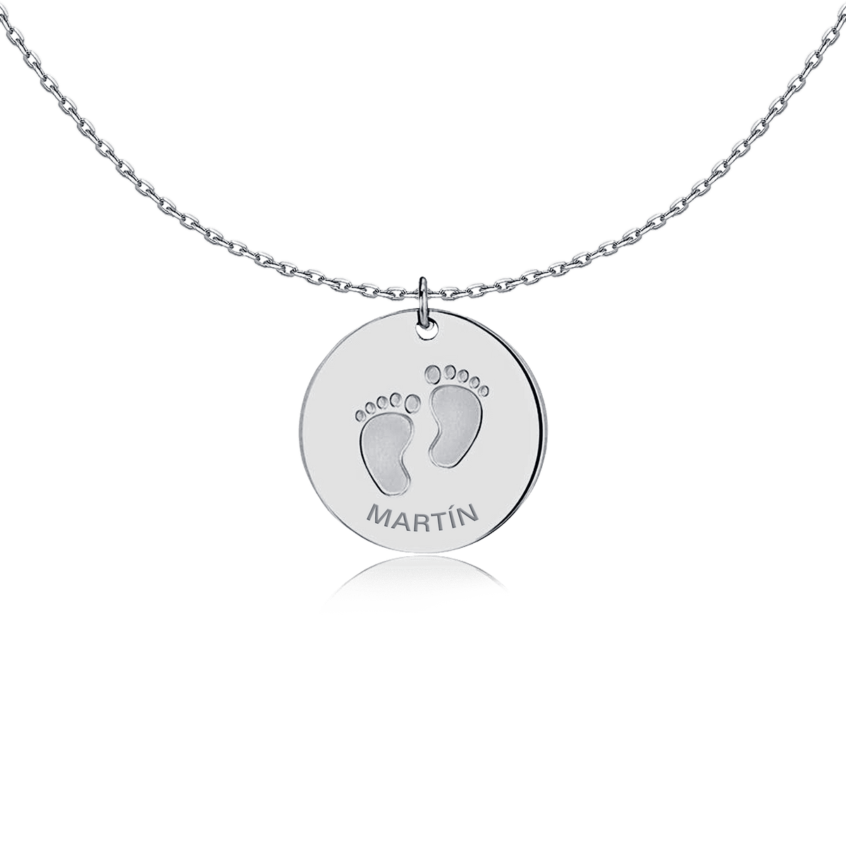Footsteps Necklace - Personalized - Milas Jewels Shop