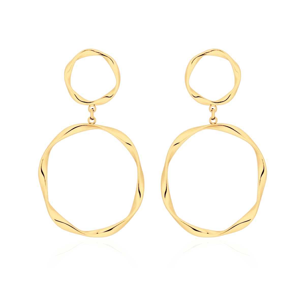 Hanging Hoops Earrings - Milas Jewels Shop