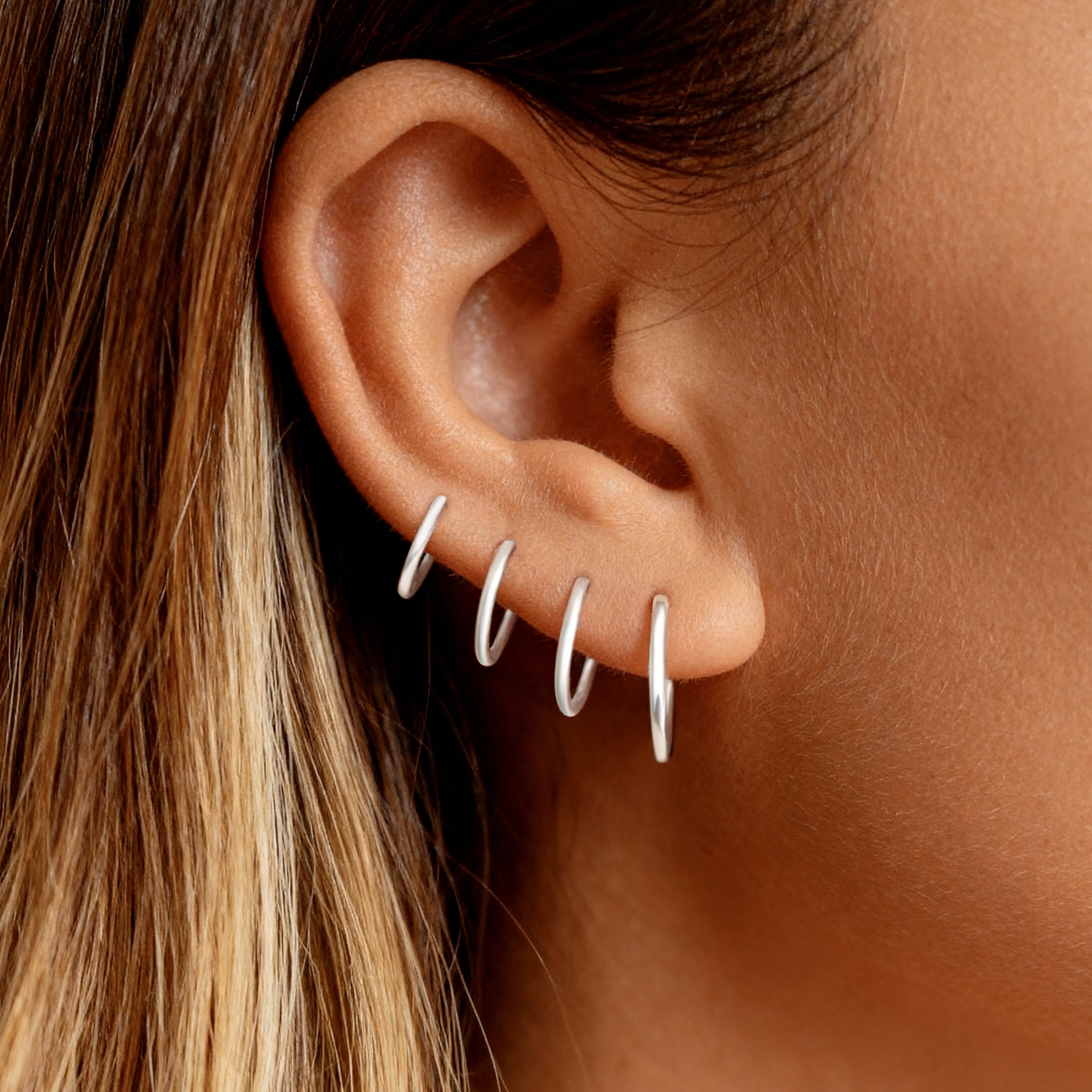 Simple Hoops Earrings