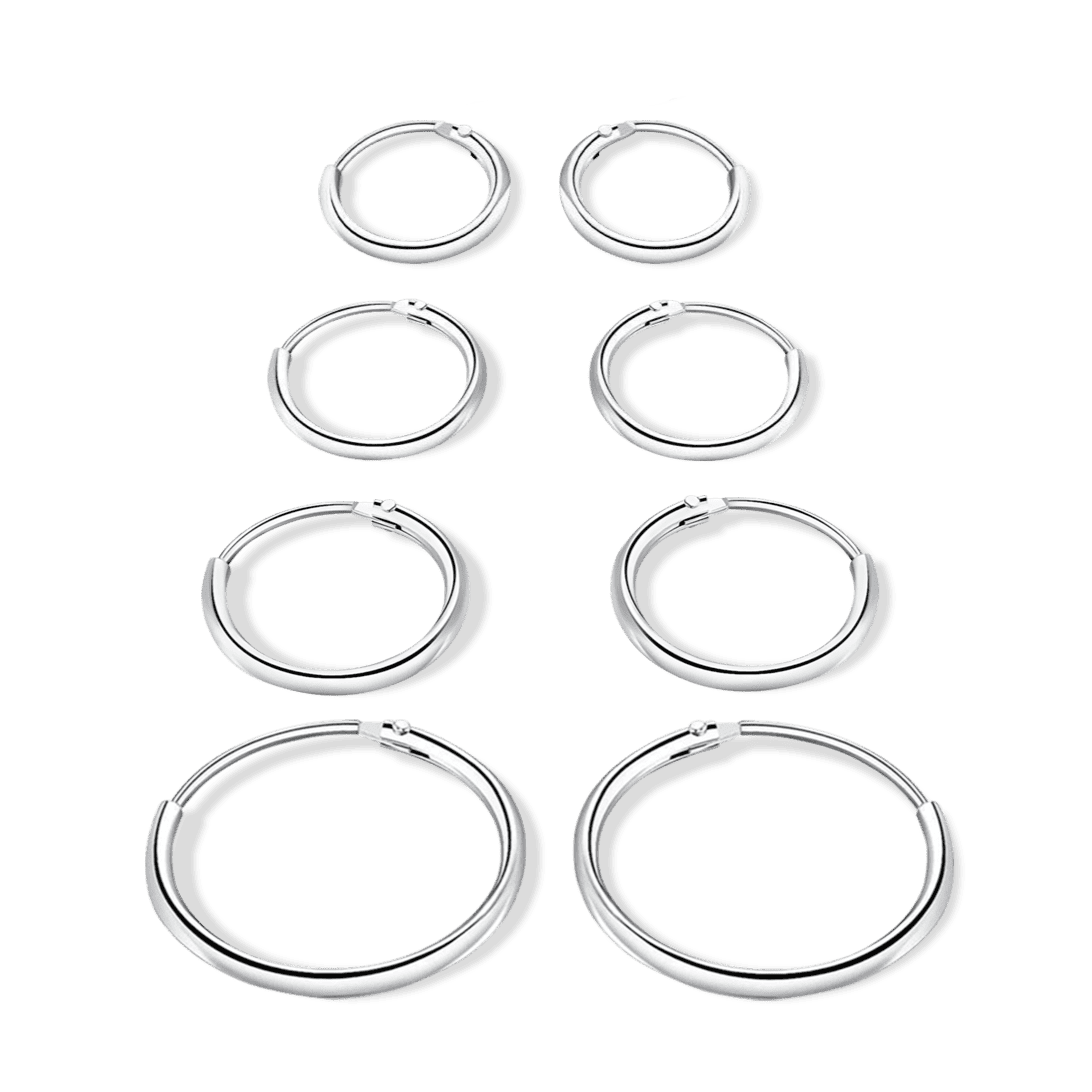 Simple Hoops Earrings - Milas Jewels Shop
