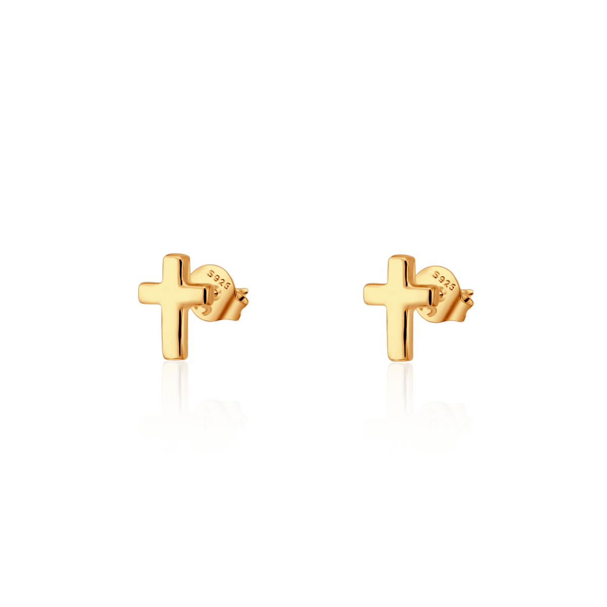 Cross Mini Earrings - Milas Jewels Shop