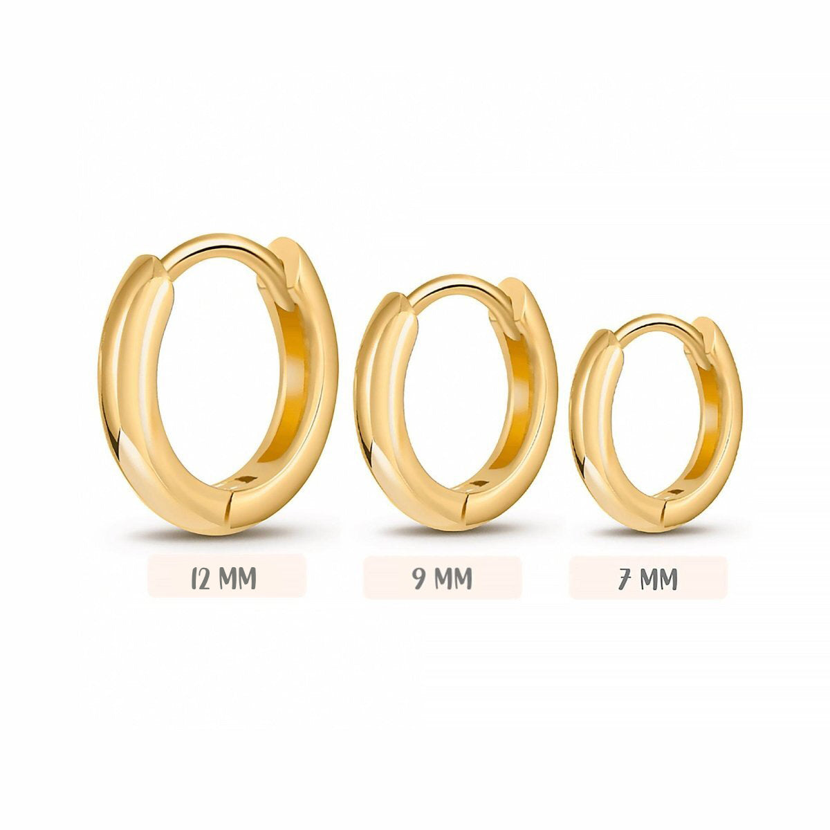 3-Hoops Earrings