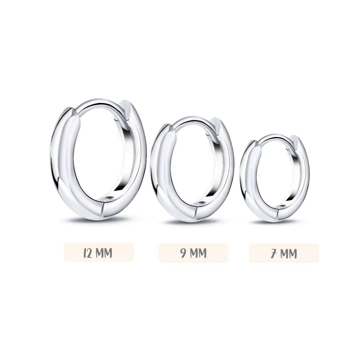 3-Hoop Earrings