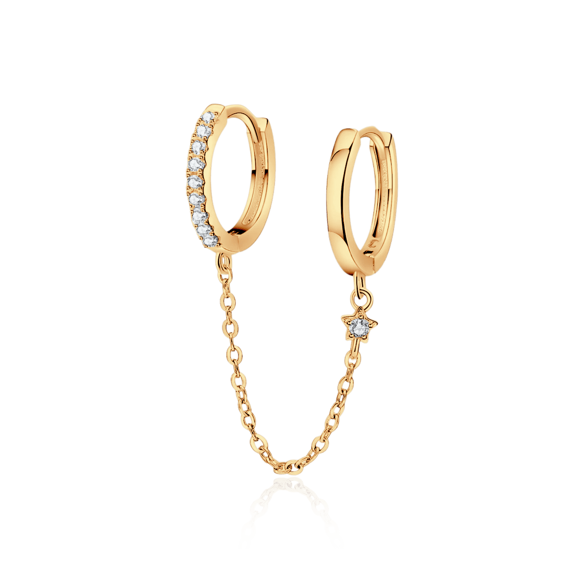 Hoop Chain Earrings