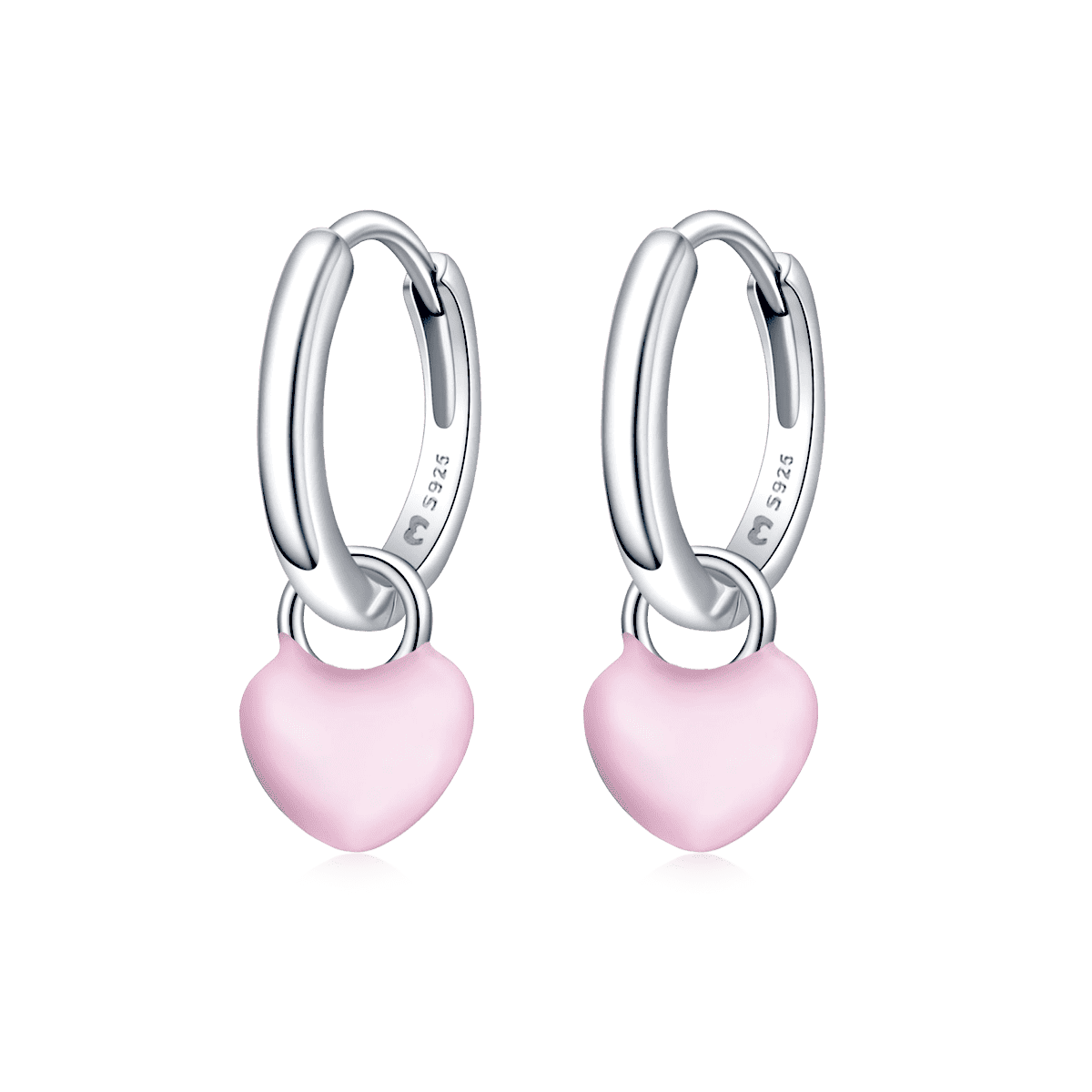 Heart Ring Hoops Earrings - Milas Jewels Shop