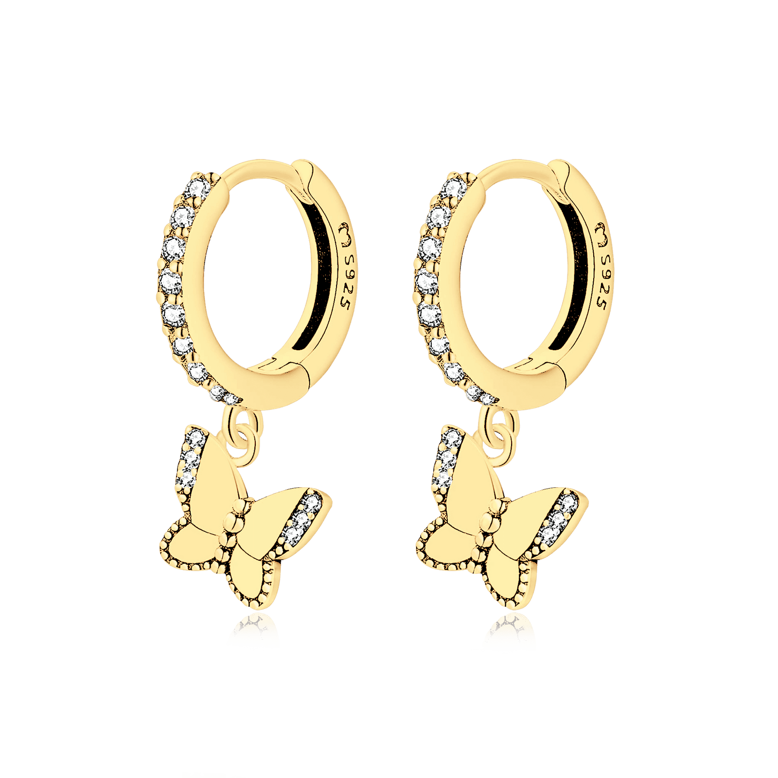 Illuminated Butterfly Earrings