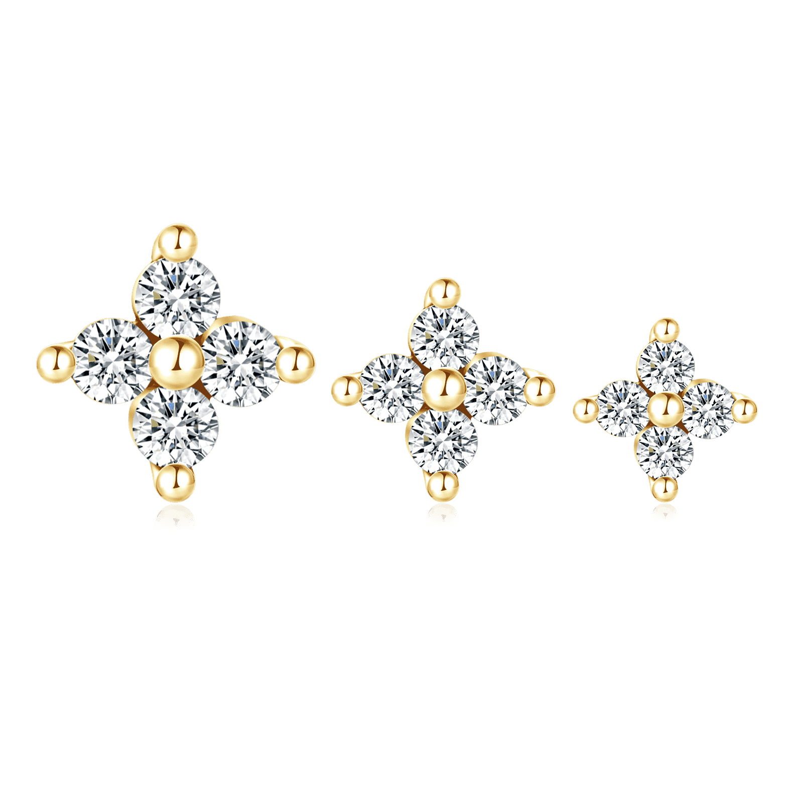 Butterflies Stars Earrings - Milas Jewels Shop