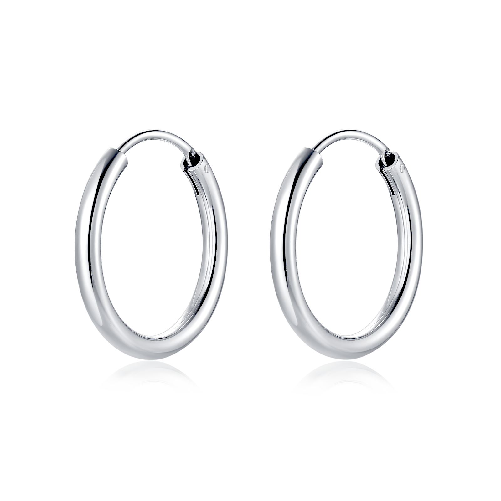 Silver Rounda Earrings - Milas Jewels Shop