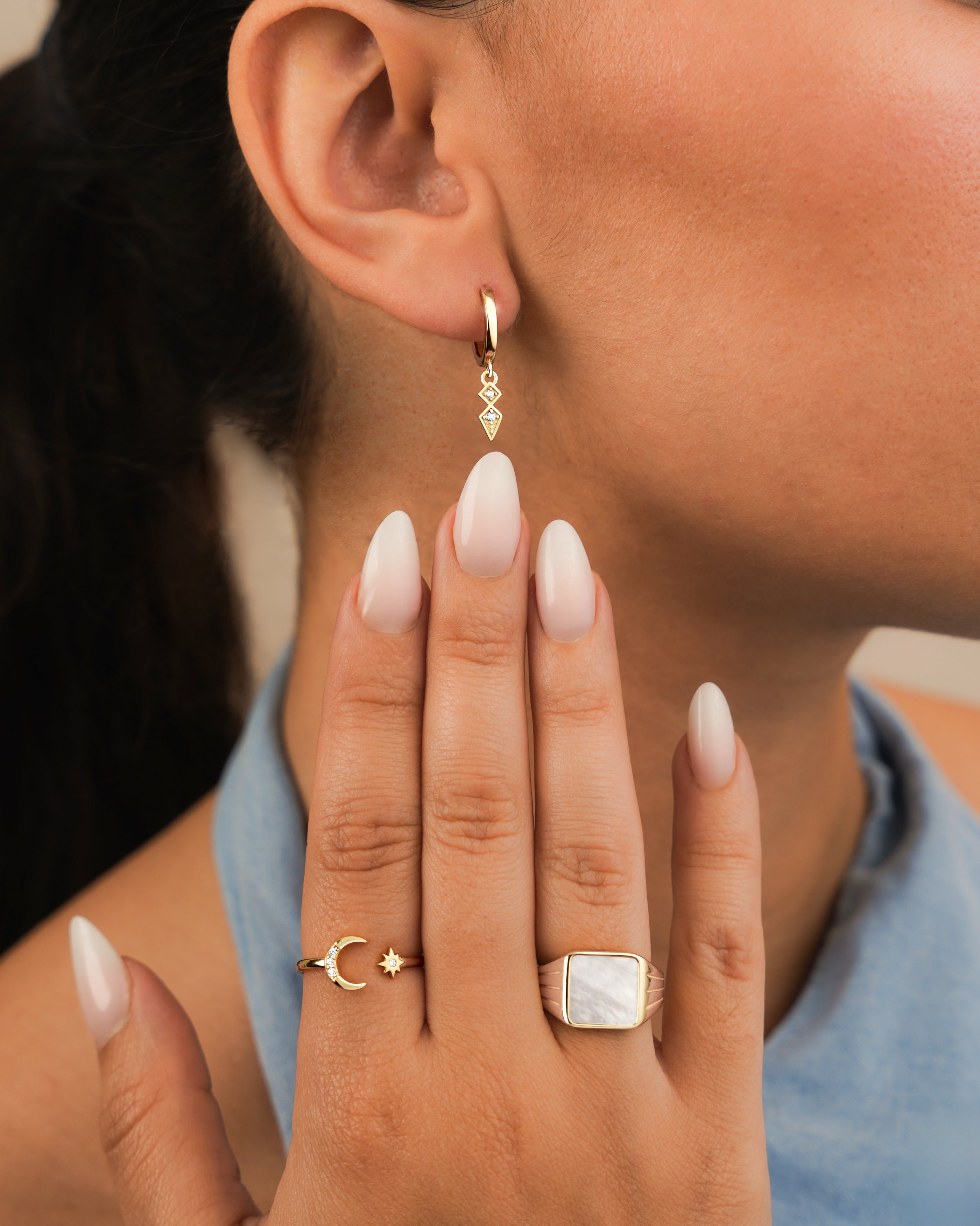 Sun and Moon Ring - Milas Jewels Shop