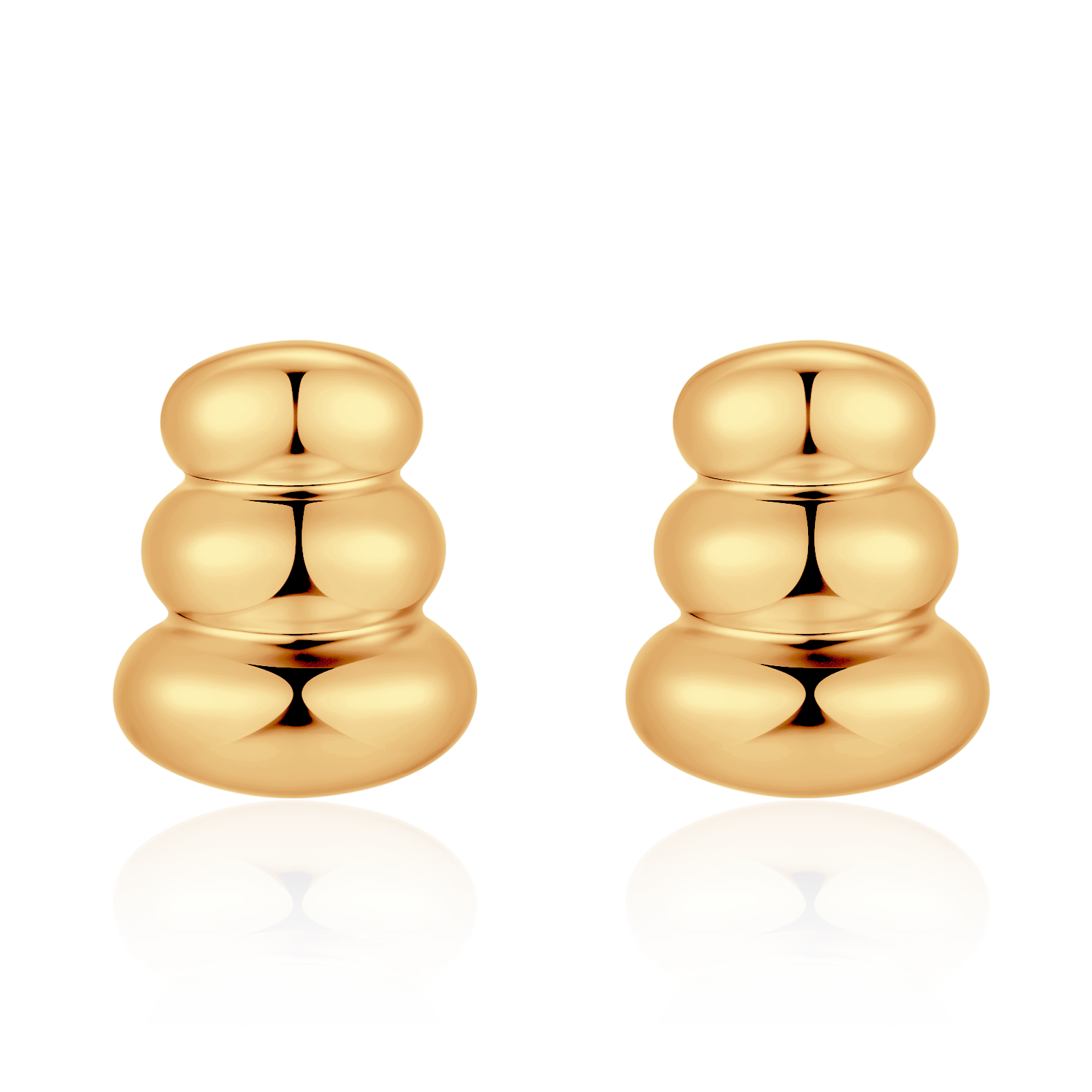 Rounded Earrings - Milas Jewels Shop