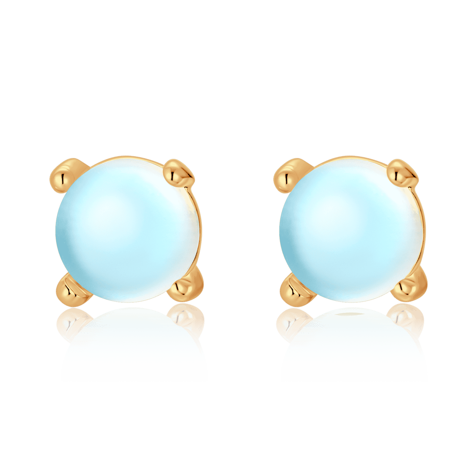 Blue Orbs Earrings
