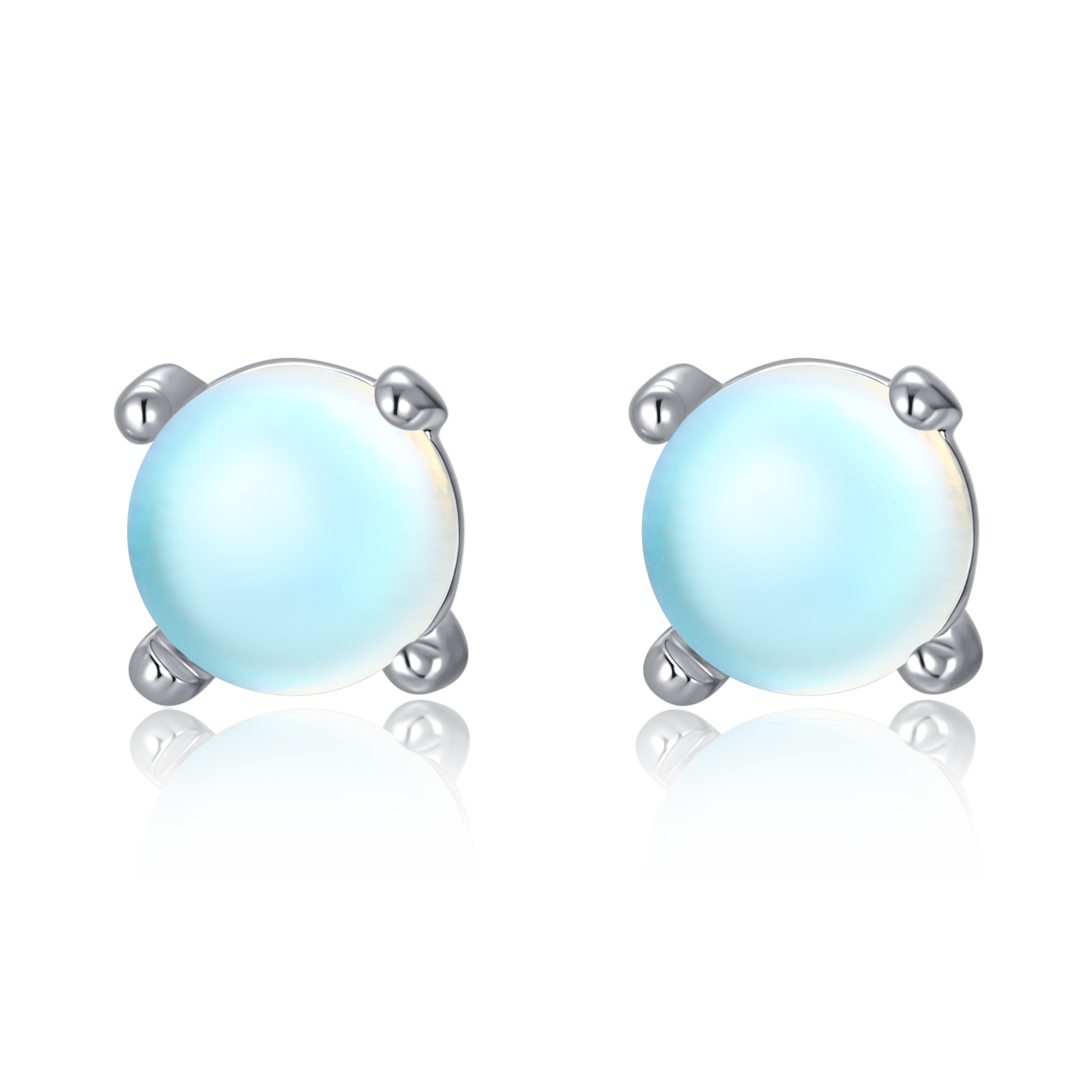 Blue Orbs Earrings