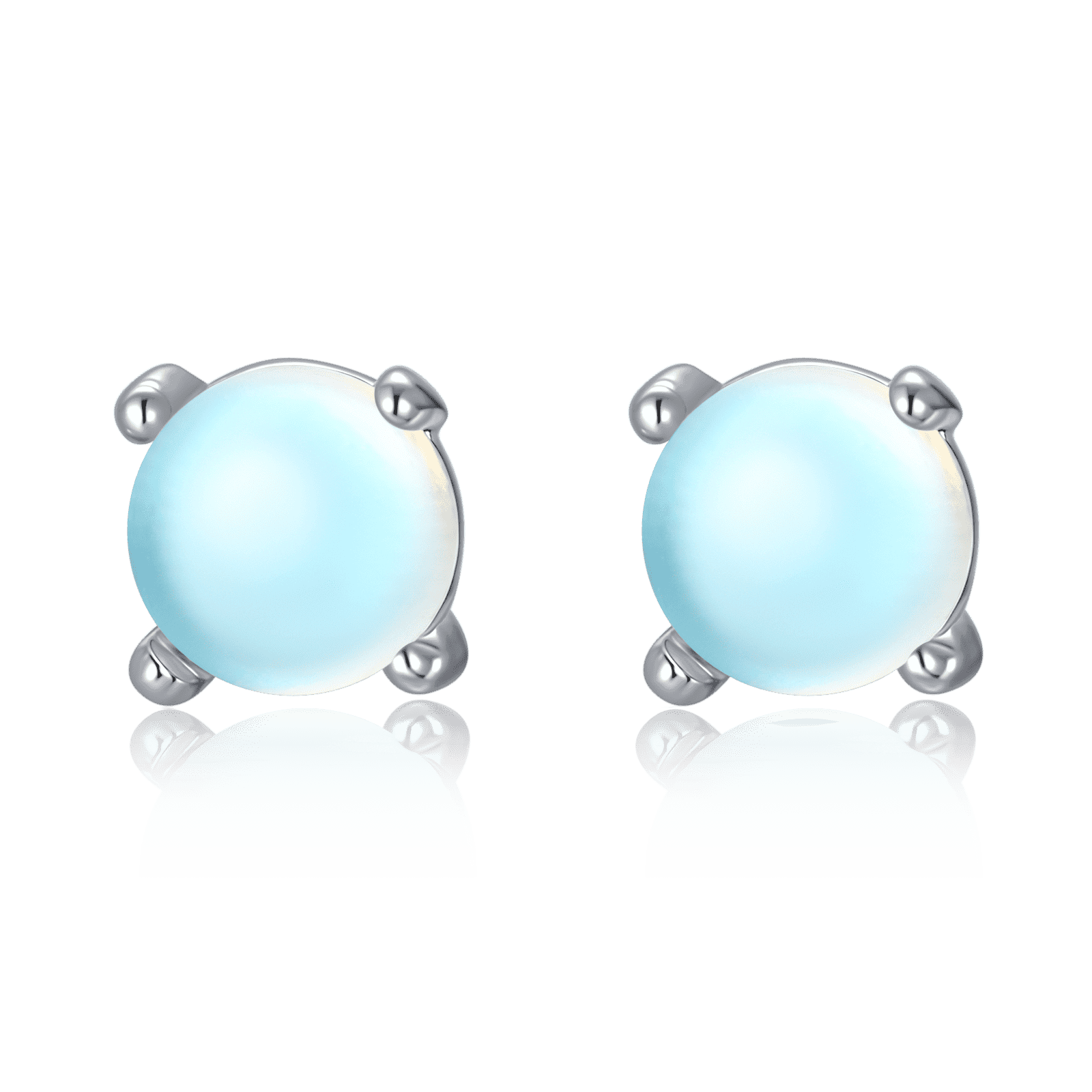 Blue Orbs Earrings