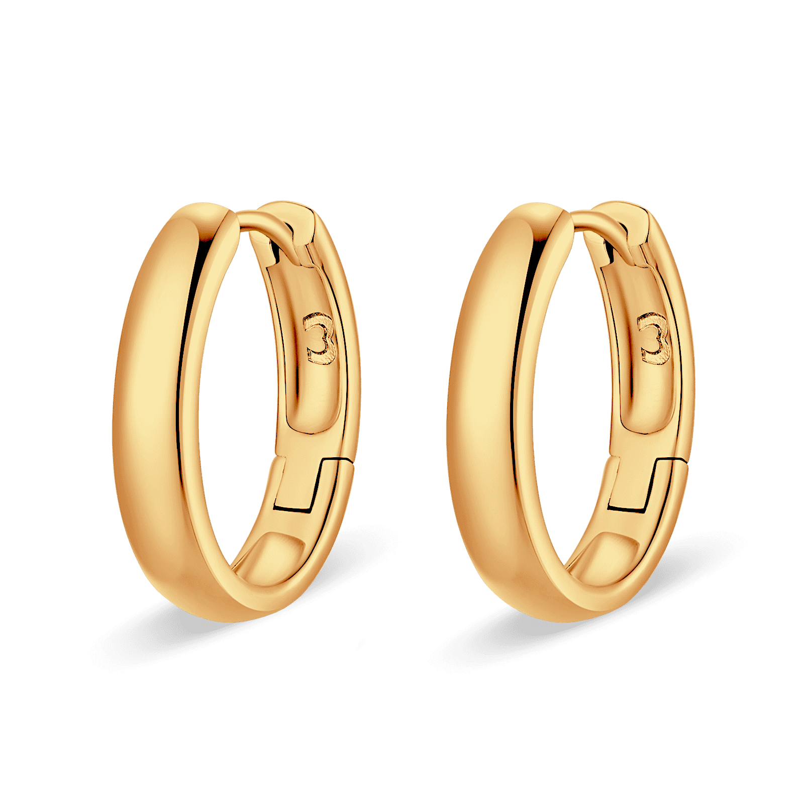 Closed Hoop Earrings