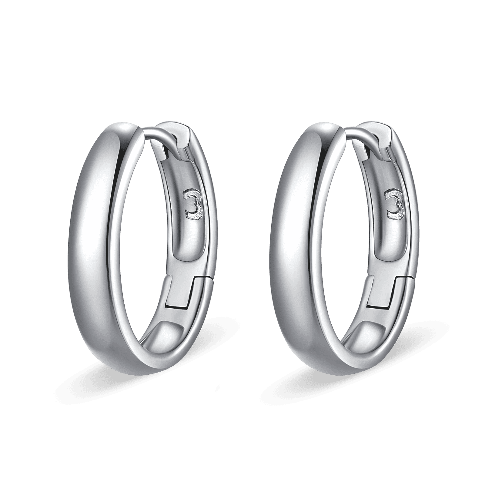 Closed Hoop Earrings