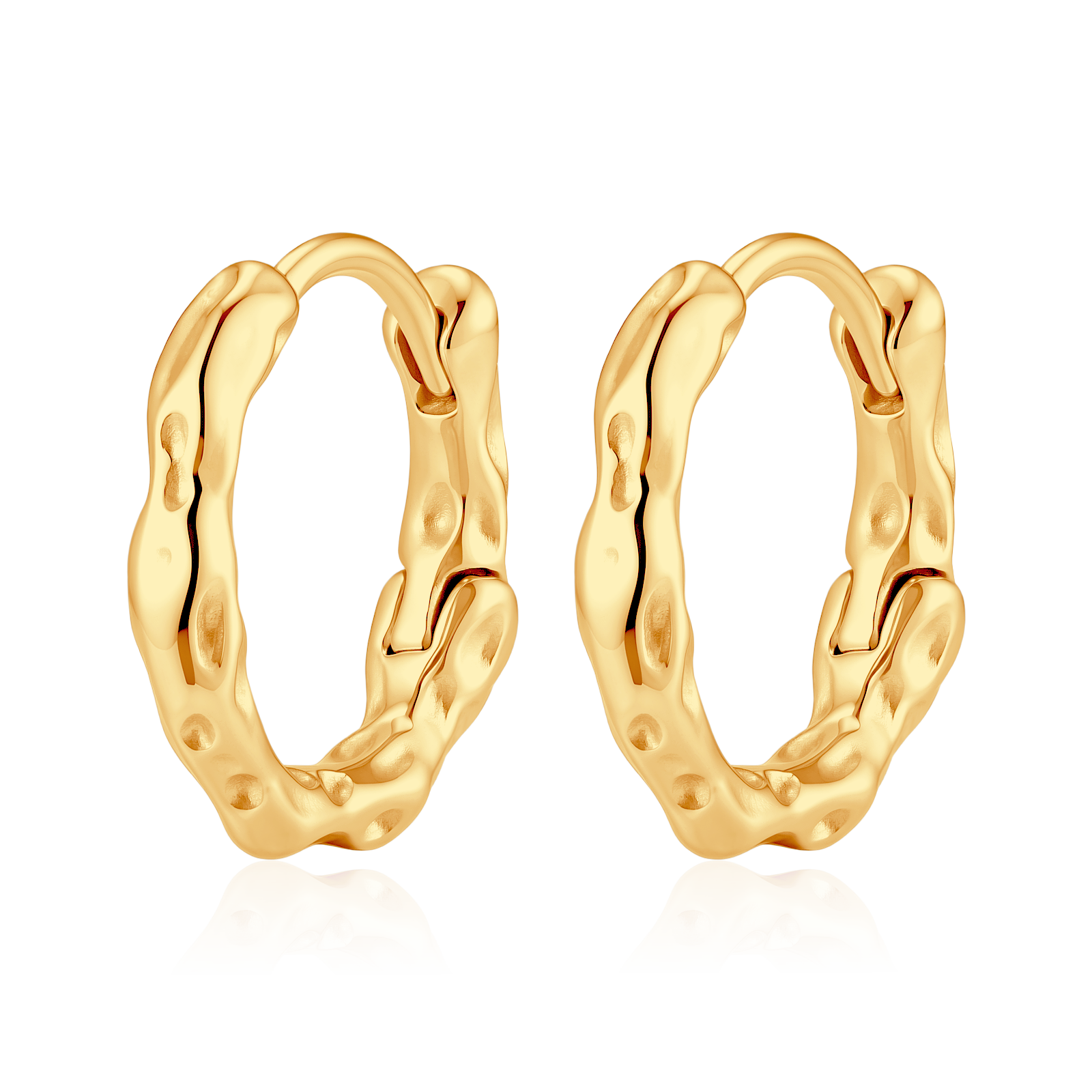 Wavy Hoop Earrings