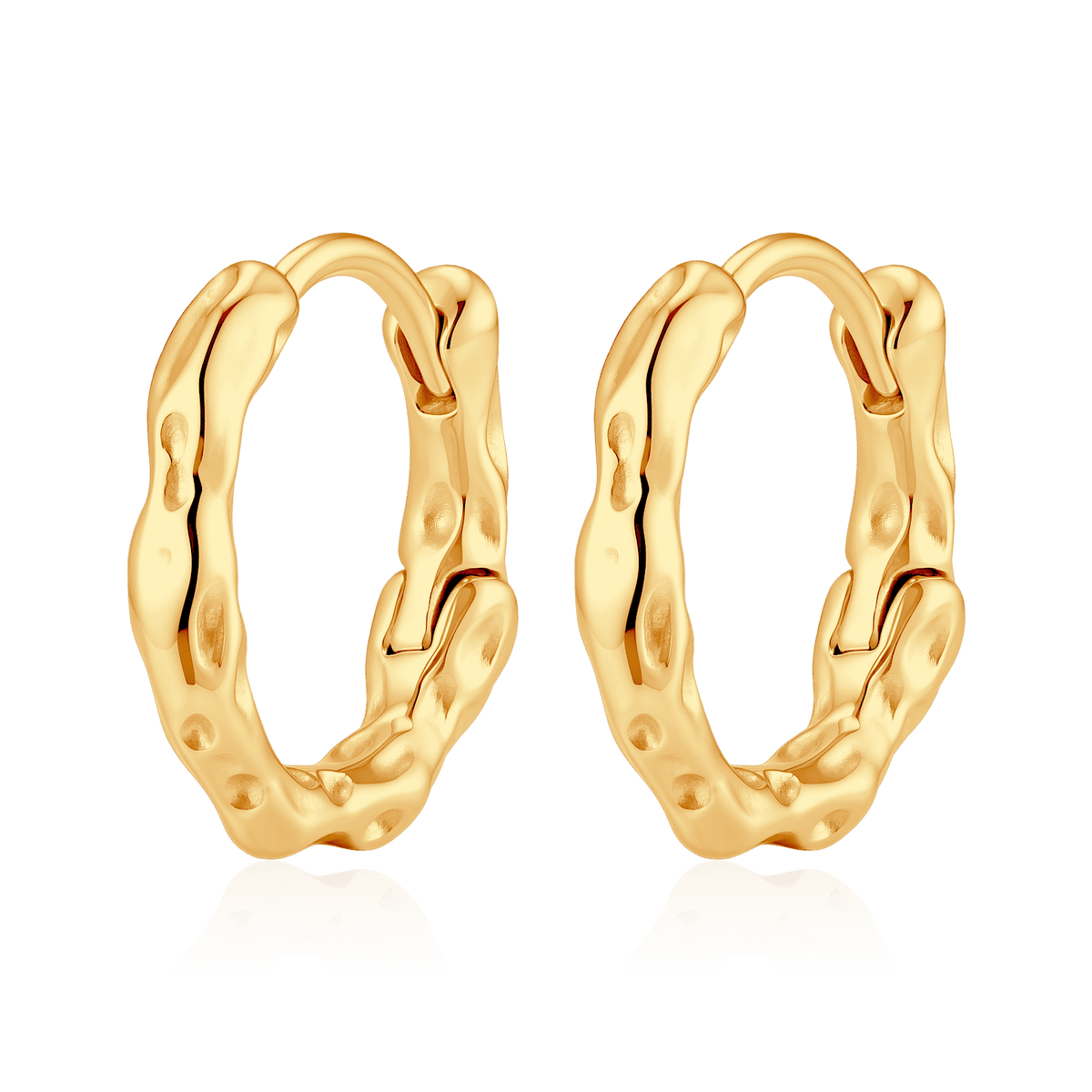 Wavy Hoop Earrings