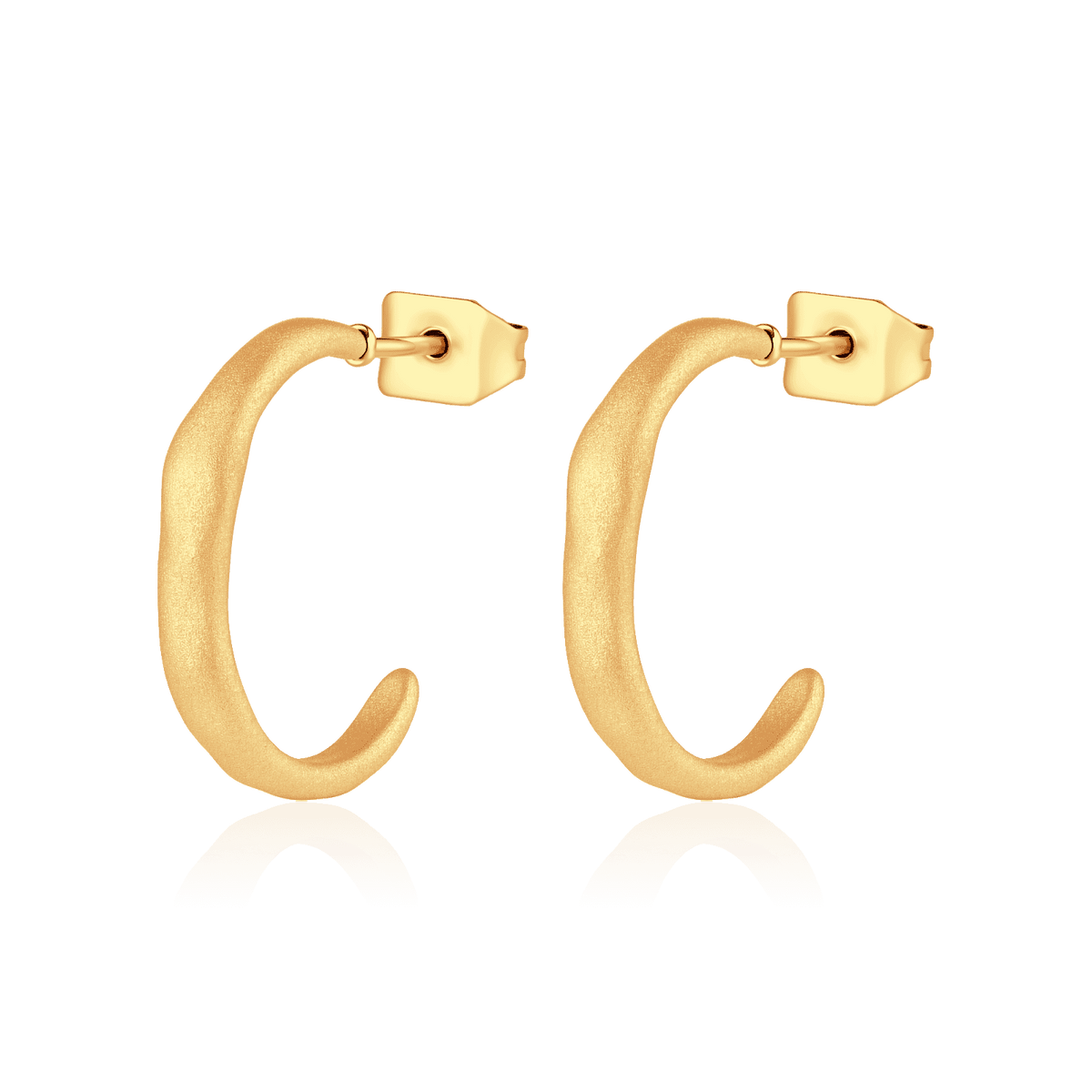 Half Ring Curvature Earrings