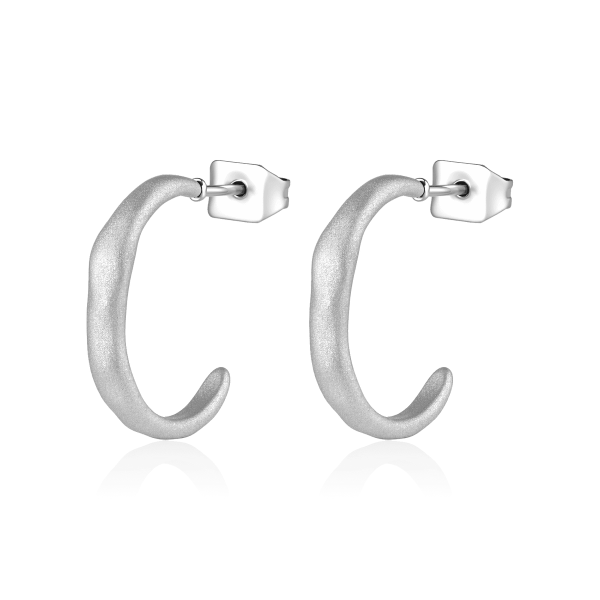 Half Ring Curvature Earrings