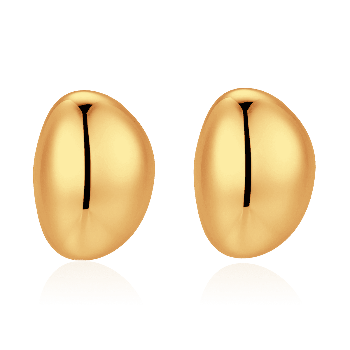 Solid Oval Earrings