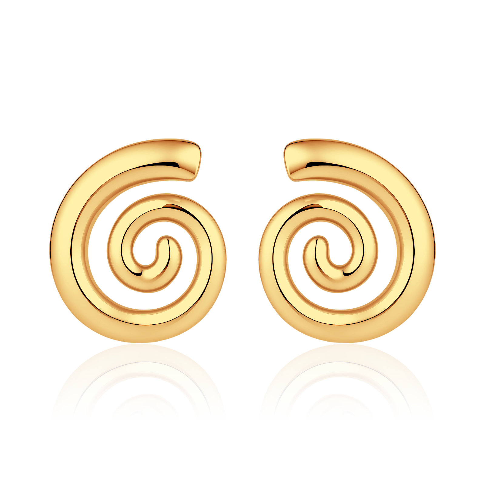 Spiral Wave Earrings
