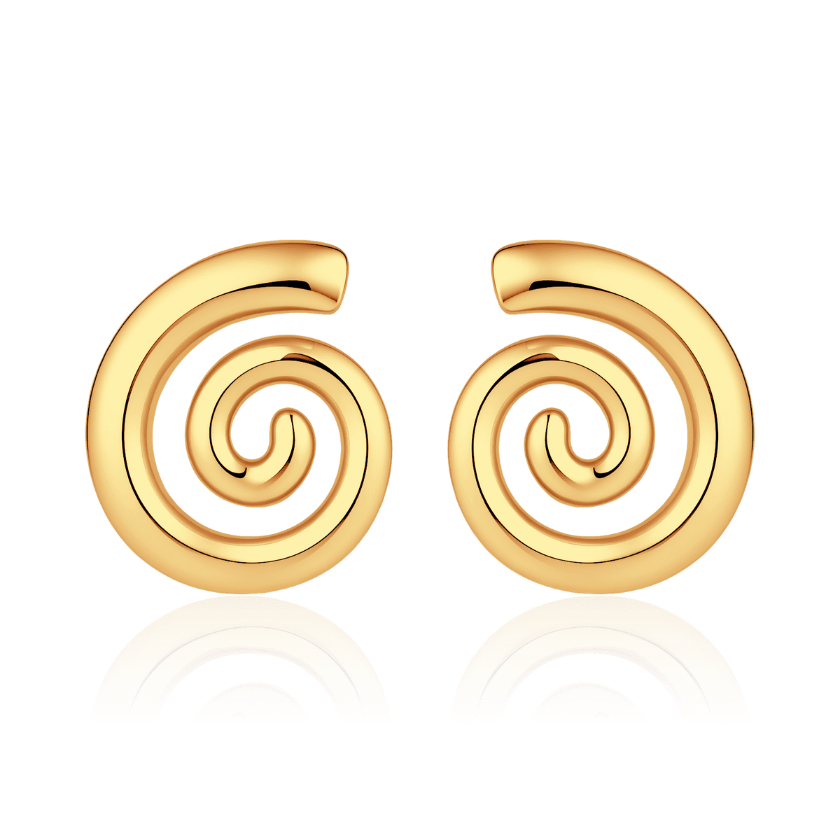 Spiral Wave Earrings