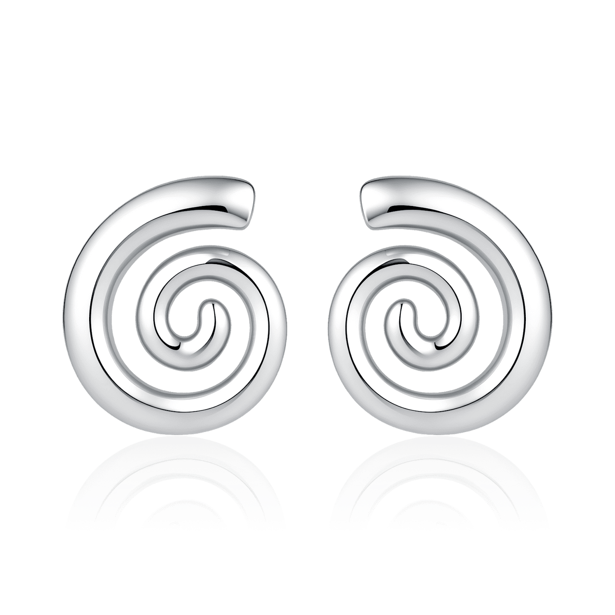 Spiral Wave Earrings
